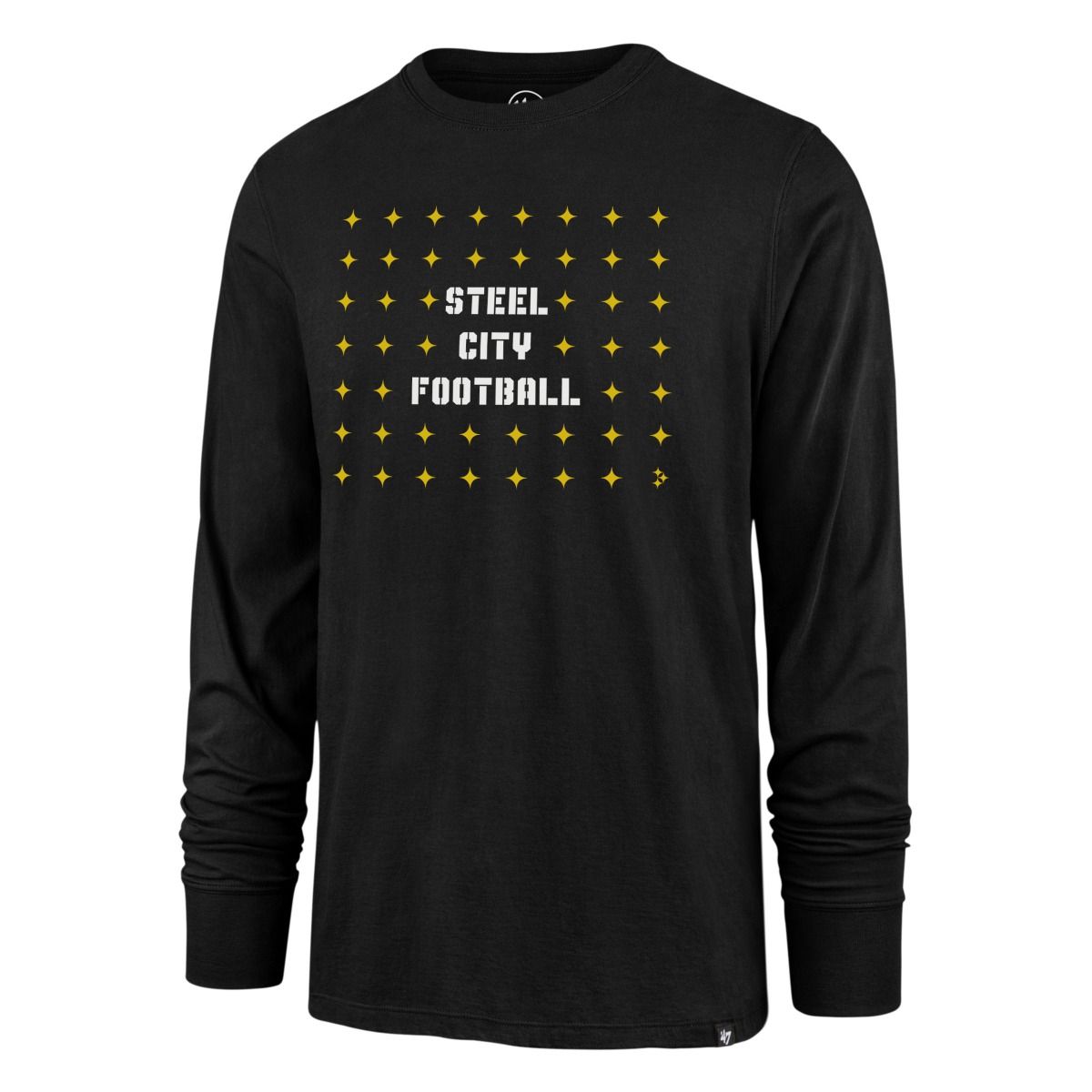 Pittsburgh Steelers Men's '47 Steel City Hypo Super Rival Long Sleeve T-Shirt
