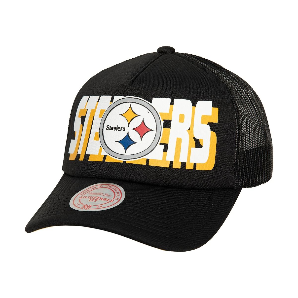 Pittsburgh Steelers Mitchell & Ness Snapback Billboard Trucker Hat
