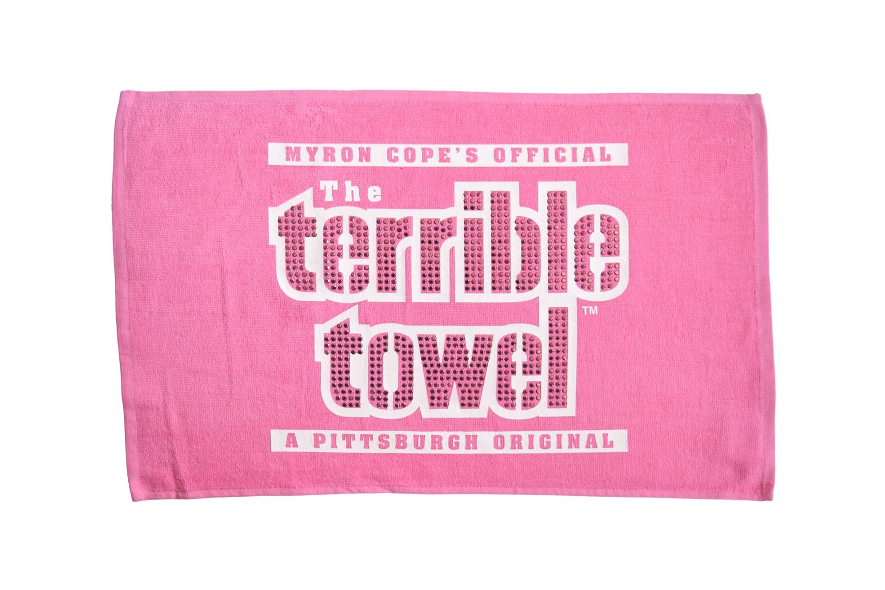 Pittsburgh Steelers Pink Bling Terrible Towel® 1 Pittsburgh Steelers Pink Bling Terrible Towel®