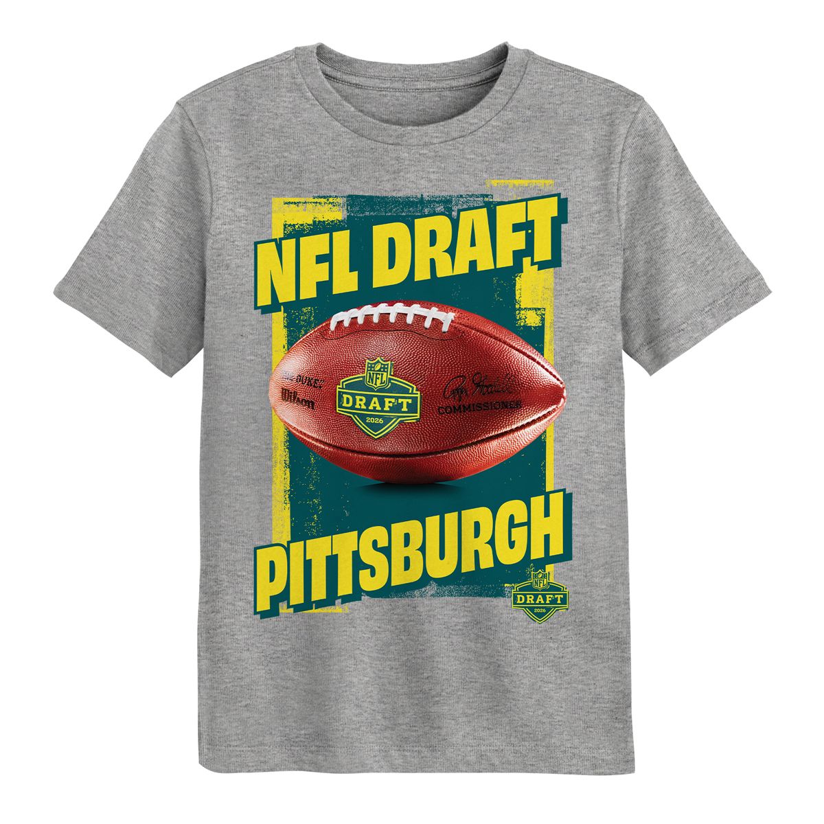 Pittsburgh Steelers Youth Football Draft Short Sleeve T-Shirt 6 Pittsburgh Steelers Youth Football Draft Short Sleeve T-Shirt