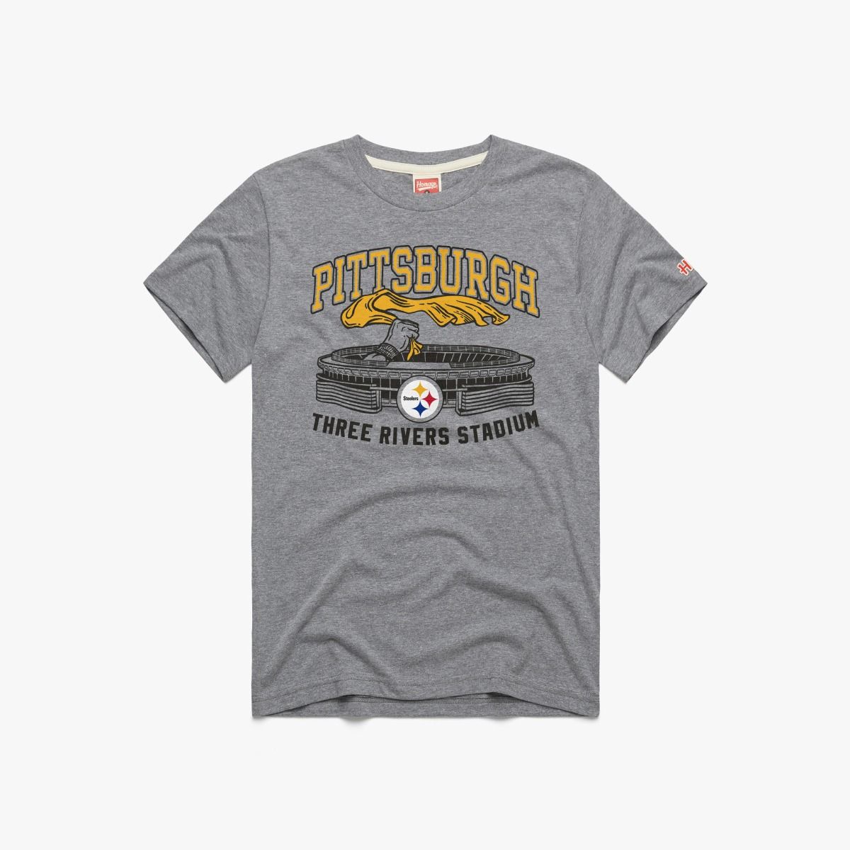 Pittsburgh Steelers Homage Three Rivers Stadium Short Sleeve T-Shirt