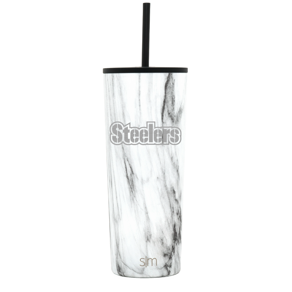 Pittsburgh Steelers Simple Modern 24oz. Marble Tumbler 2 Pittsburgh Steelers Simple Modern 24oz. Marble Tumbler