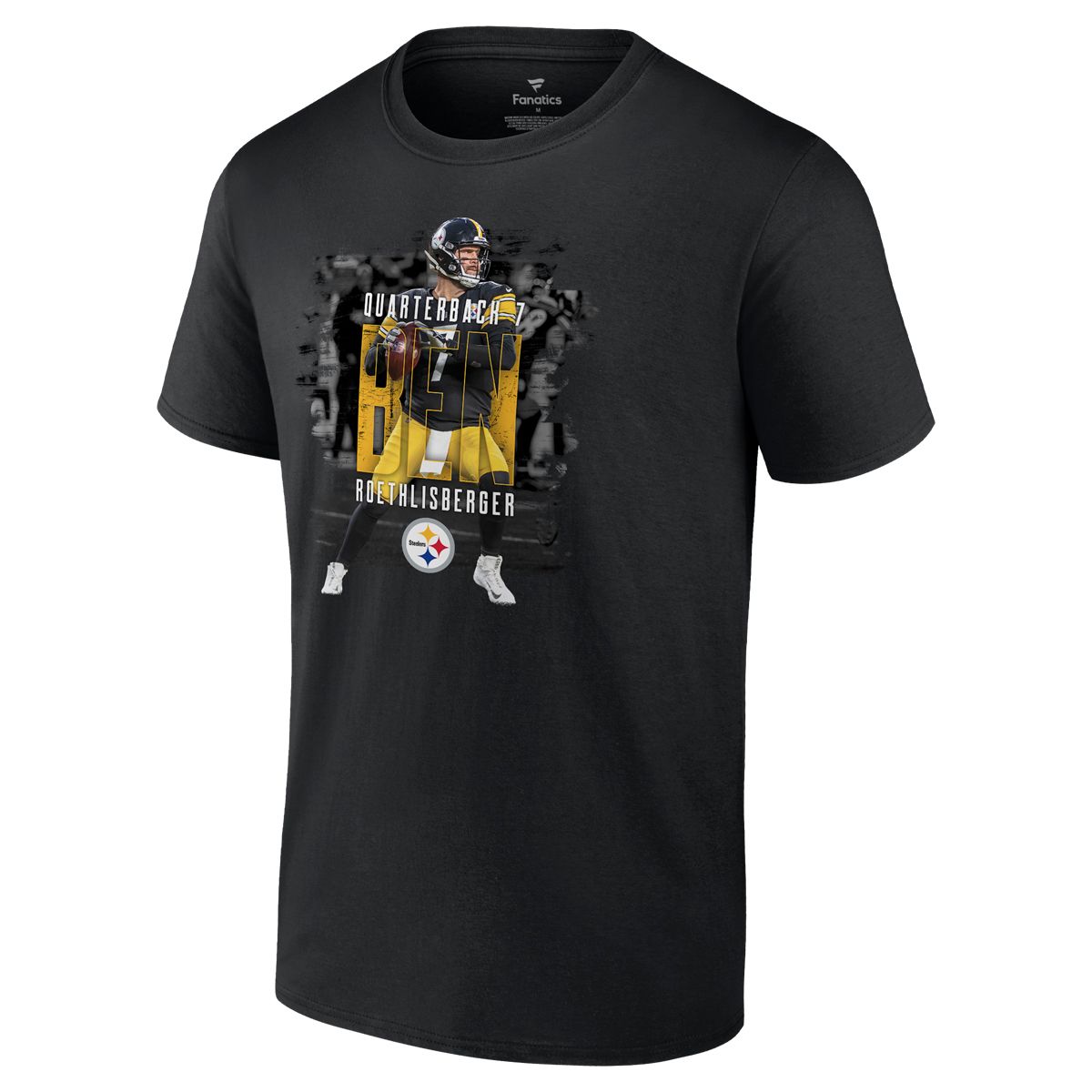Pittsburgh Steelers #7 Ben Roethlisberger Stats Short Sleeve T-Shirt
