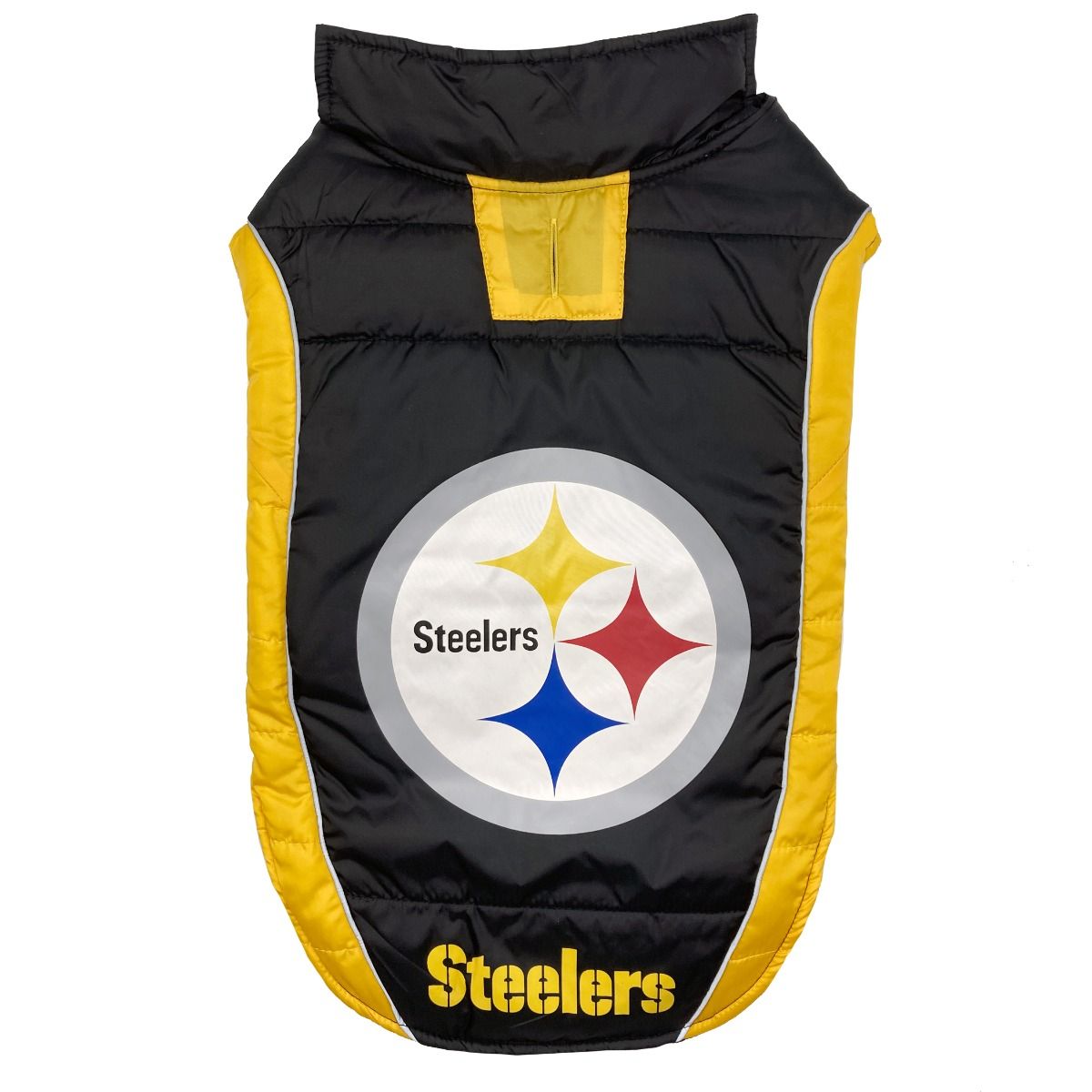 Pittsburgh Steelers Pet Puffer Vest 3 Pittsburgh Steelers Pet Puffer Vest