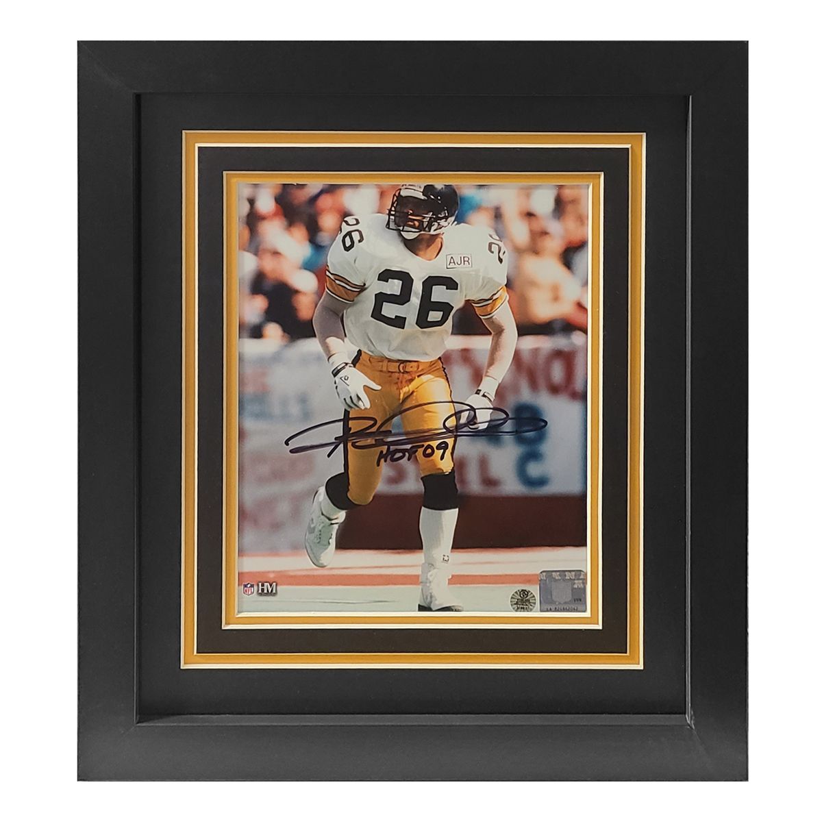 Pittsburgh Steelers #26 Rod Woodson Away Signed Framed 8x10 Photo 1 Pittsburgh Steelers #26 Rod Woodson Away Signed Framed 8x10 Photo