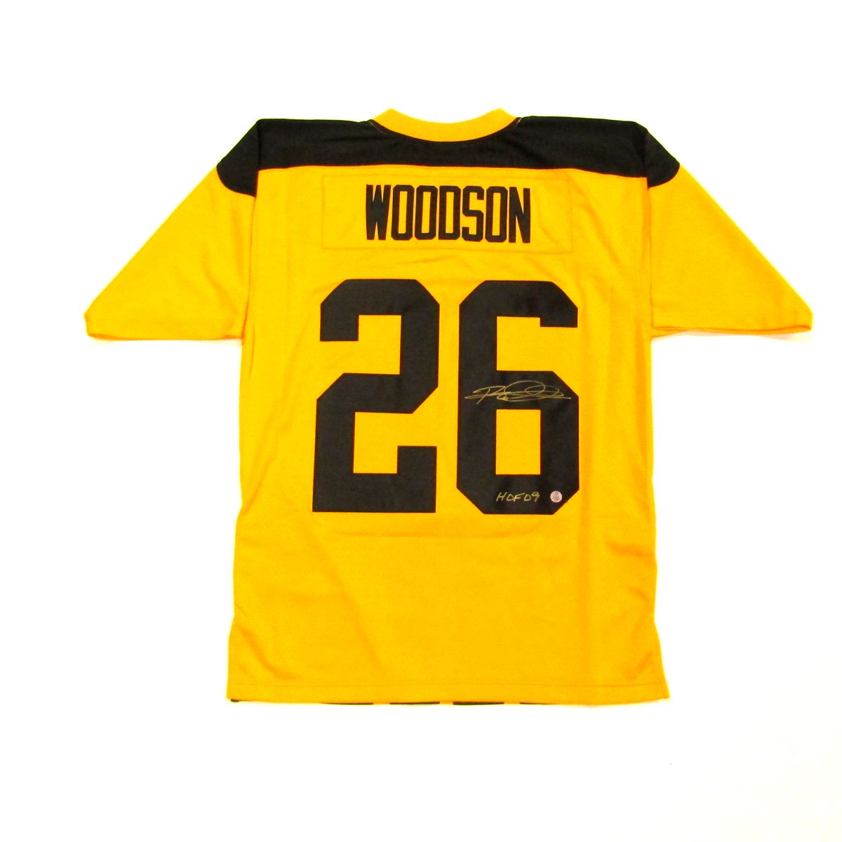 Pittsburgh Steelers #26 Rod Woodson Signed Mitchell & Ness 1994 Throwback Jersey 2 Pittsburgh Steelers #26 Rod Woodson Signed Mitchell & Ness 1994 Throwback Jersey