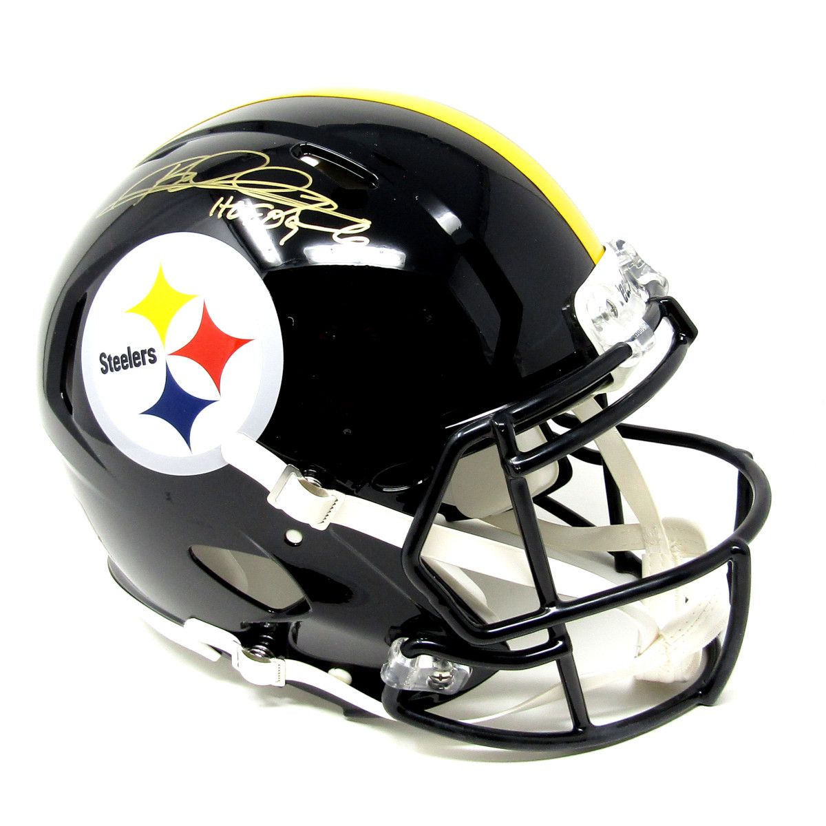 Pittsburgh Steelers #26 Rod Woodson Autographed Riddell Speed Authentic Full-Size Helmet 3 Pittsburgh Steelers #26 Rod Woodson Autographed Riddell Speed Authentic Full-Size Helmet