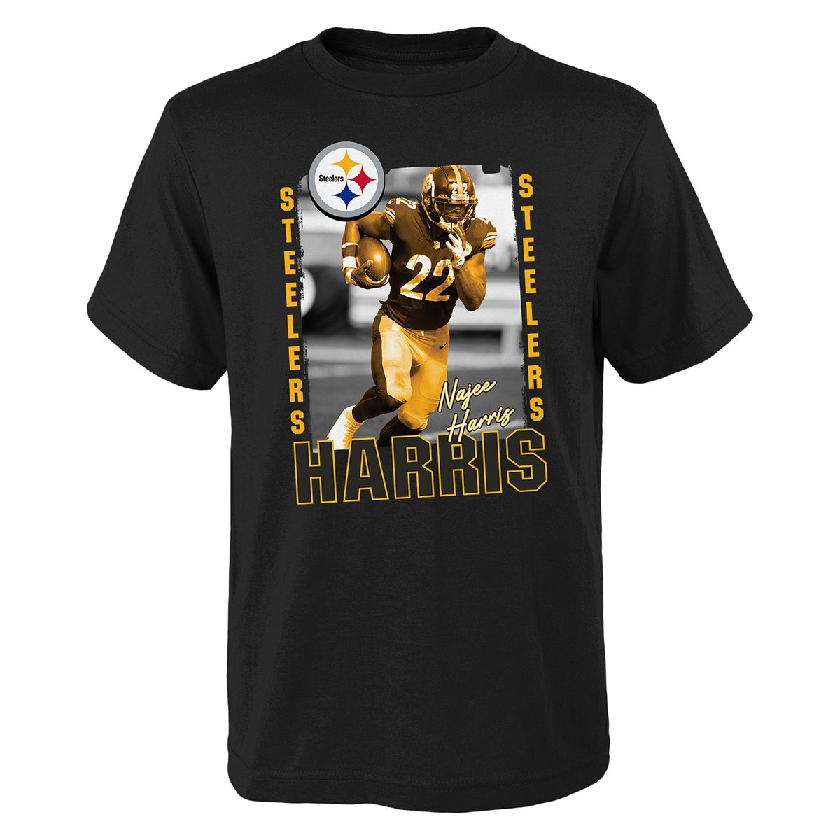 Pittsburgh Steelers Little Kid's Harris Playaction Short Sleeve T-Shirt