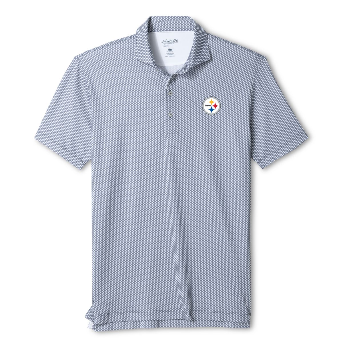 Pittsburgh Steelers Men's Johnnie-O Hexagon Polo 1 Pittsburgh Steelers Men's Johnnie-O Hexagon Polo