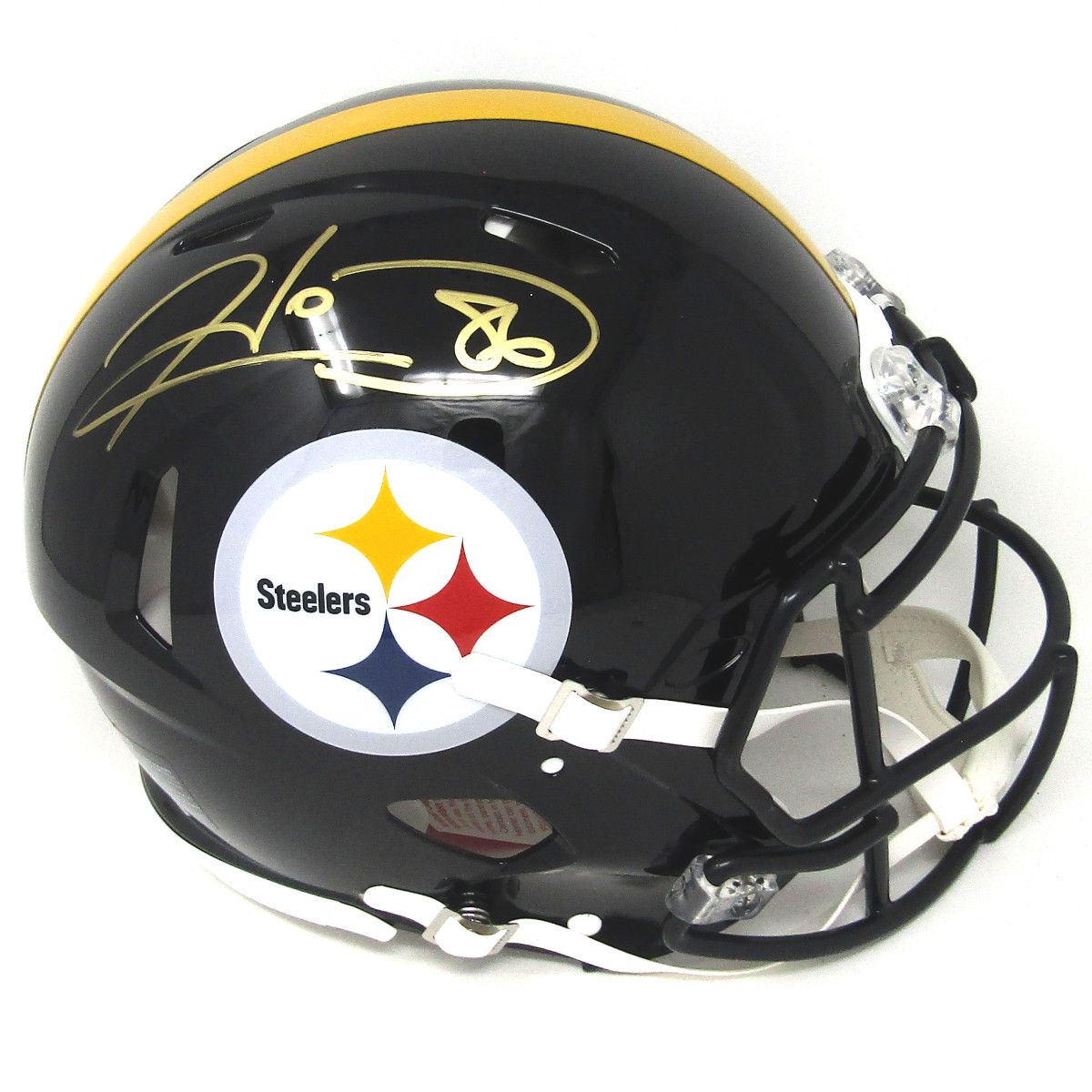 Pittsburgh Steelers #86 Hines Ward Autographed Riddell Speed Authentic Full-Size Helmet