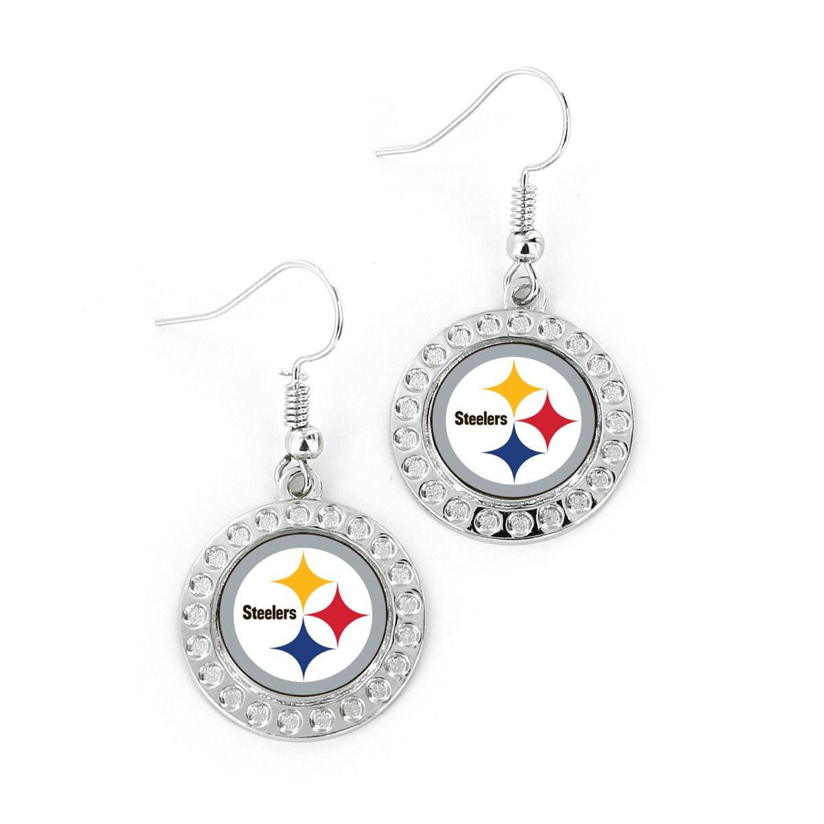 Pittsburgh Steelers Dimple Logo Earrings