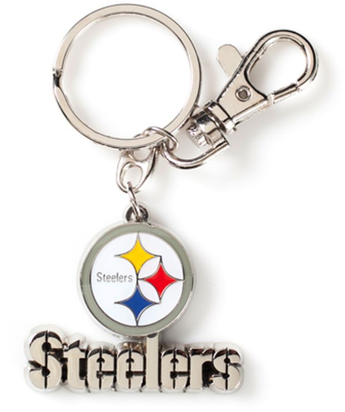 Pittsburgh Steelers Logo Wordmark Keychain 3 Pittsburgh Steelers Logo Wordmark Keychain