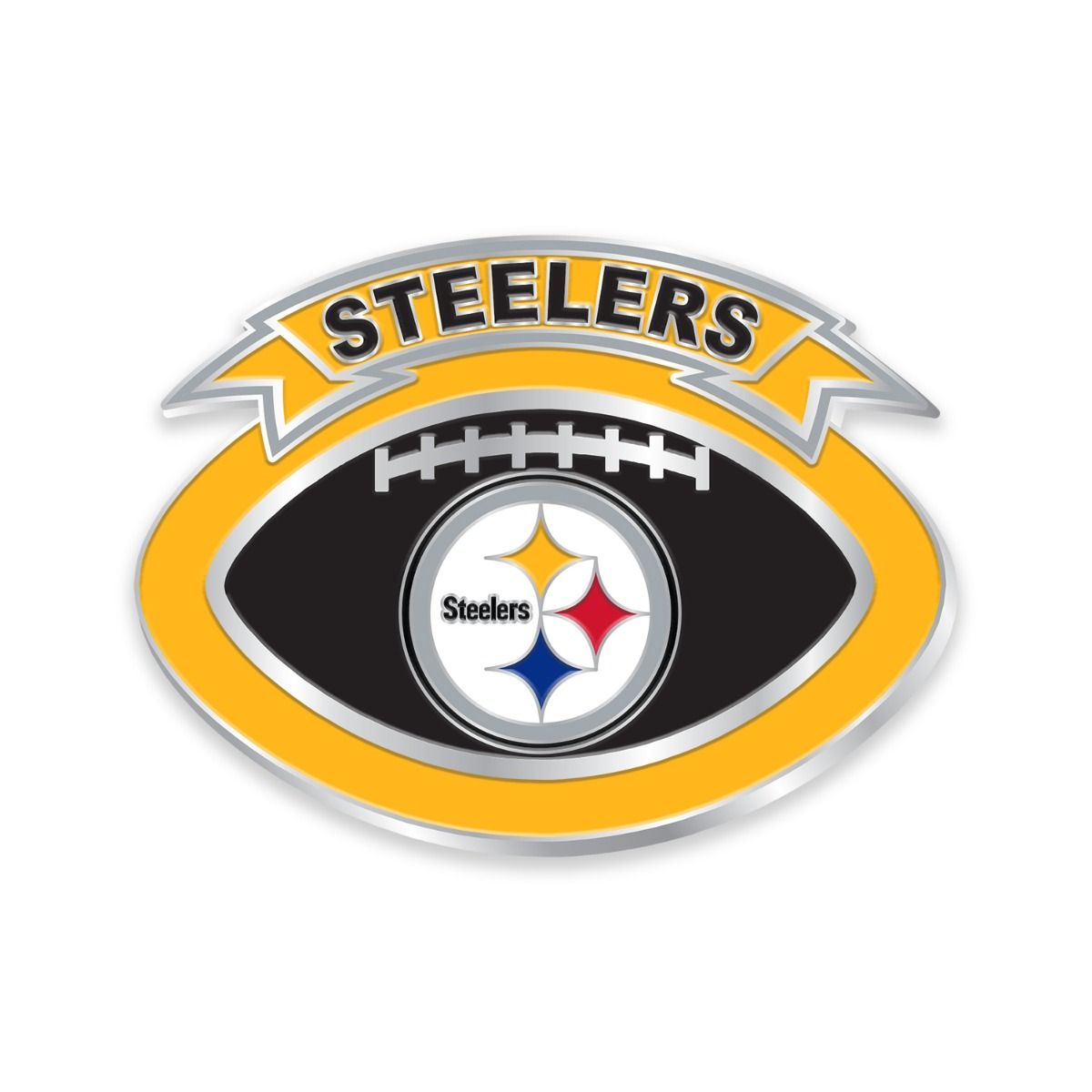 Pittsburgh Steelers Touchdown Lapel Pin 3 Pittsburgh Steelers Touchdown Lapel Pin