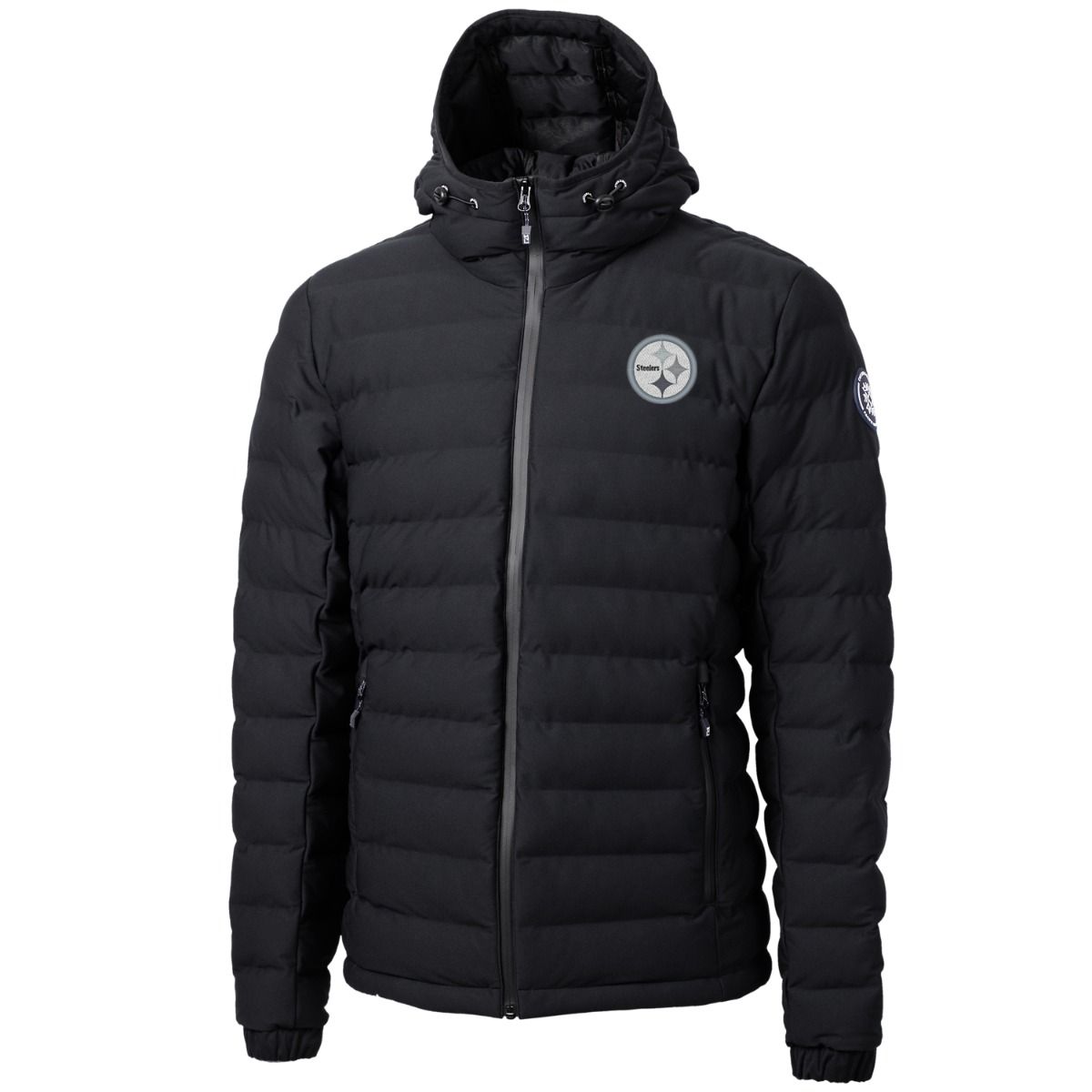 Pittsburgh Steelers Men's Cutter & Buck Reprieve Eco Insulated Puffer Jacket 1 Pittsburgh Steelers Men's Cutter & Buck Reprieve Eco Insulated Puffer Jacket