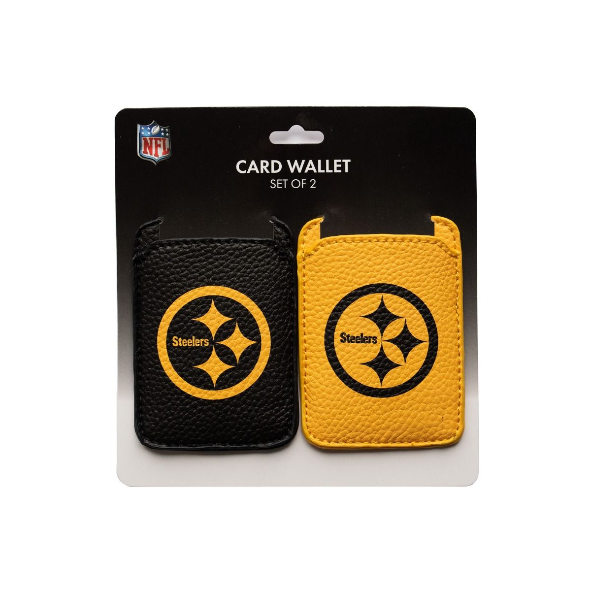 Pittsburgh Steelers Color Rush Card Wallet - 2 pack