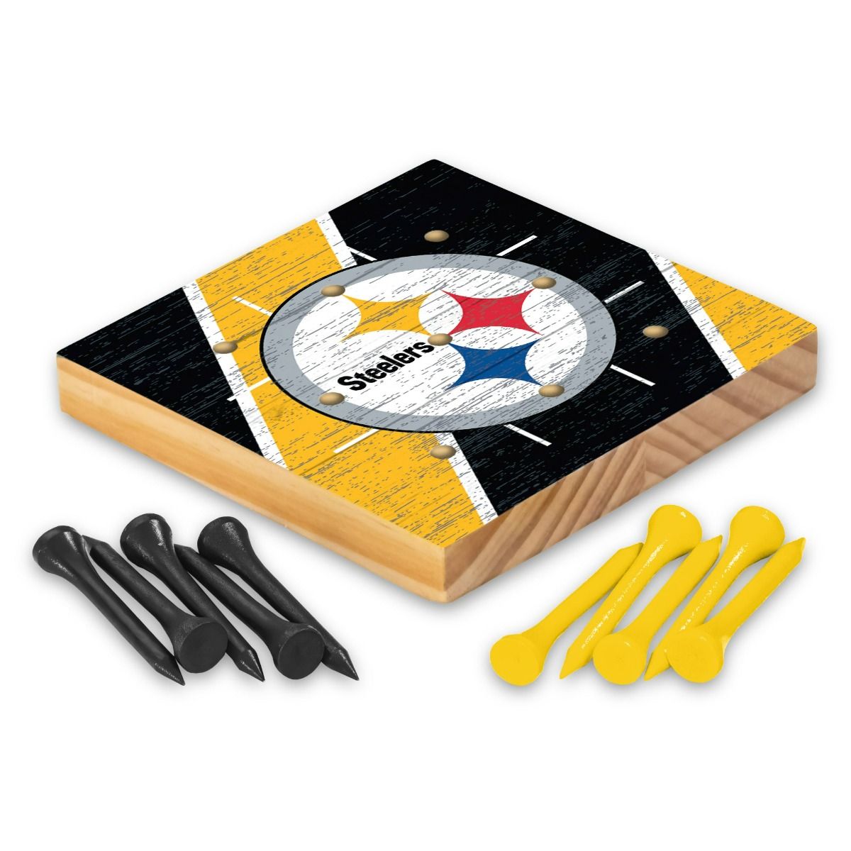 Pittsburgh Steelers Wooden Tic Tac Toe Game