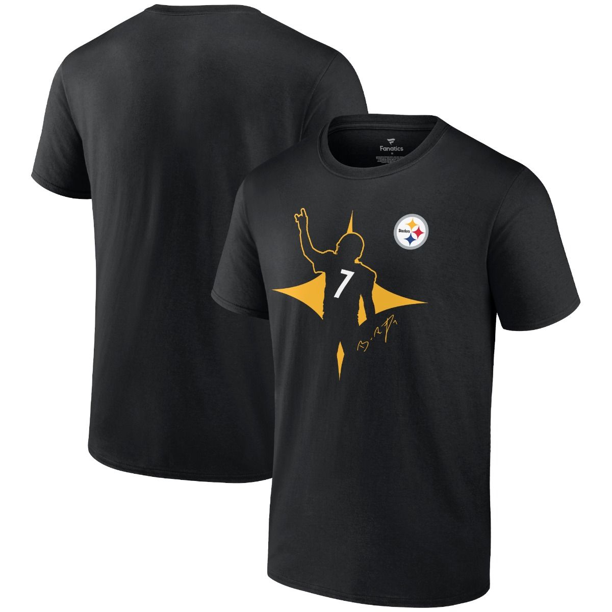 Pittsburgh Steelers Ben Roethlisberger Seven Short Sleeve T-Shirt 3 Pittsburgh Steelers Ben Roethlisberger Seven Short Sleeve T-Shirt