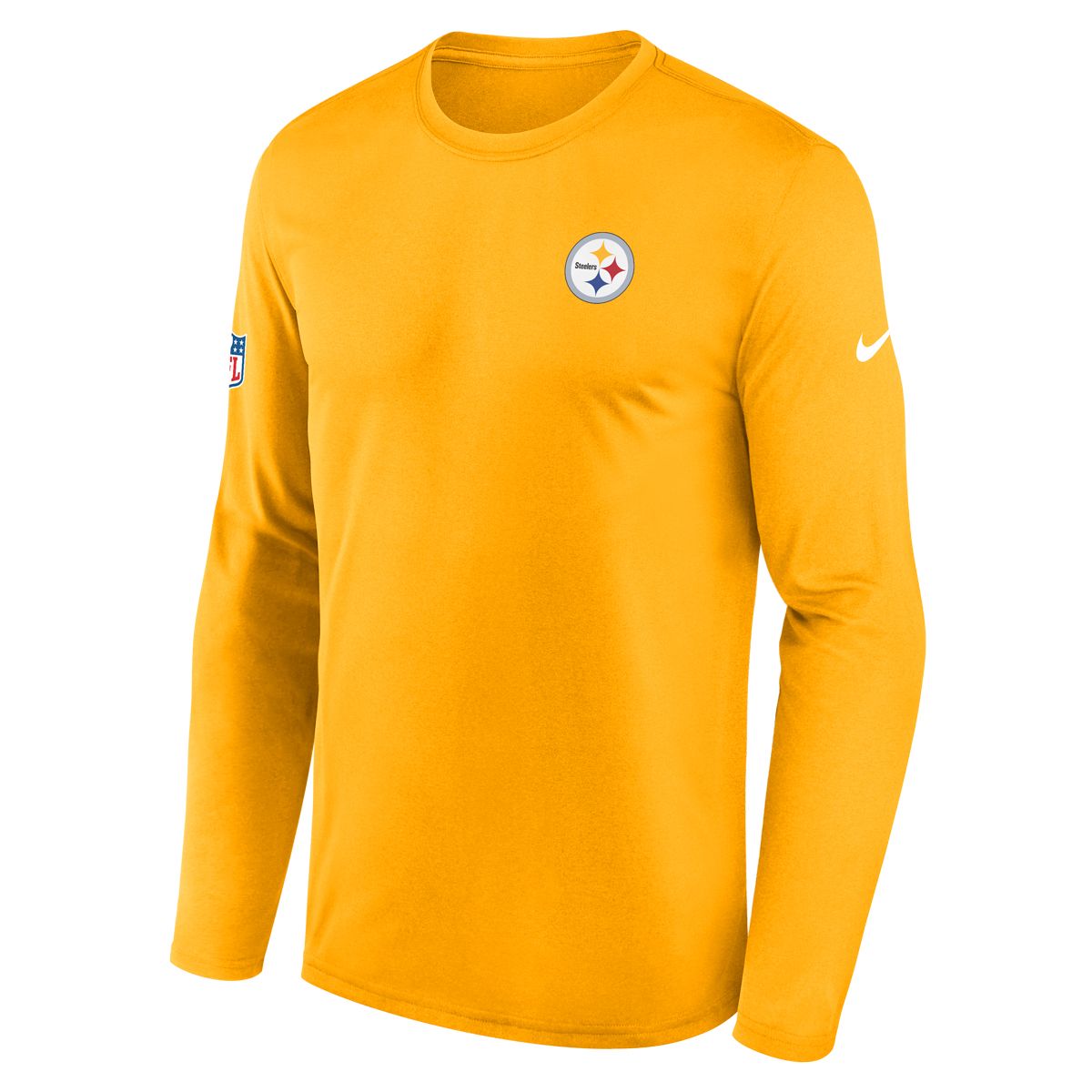 Pittsburgh Steelers Men's Nike Legend Small Logo Gold Long Sleeve T-Shirt
