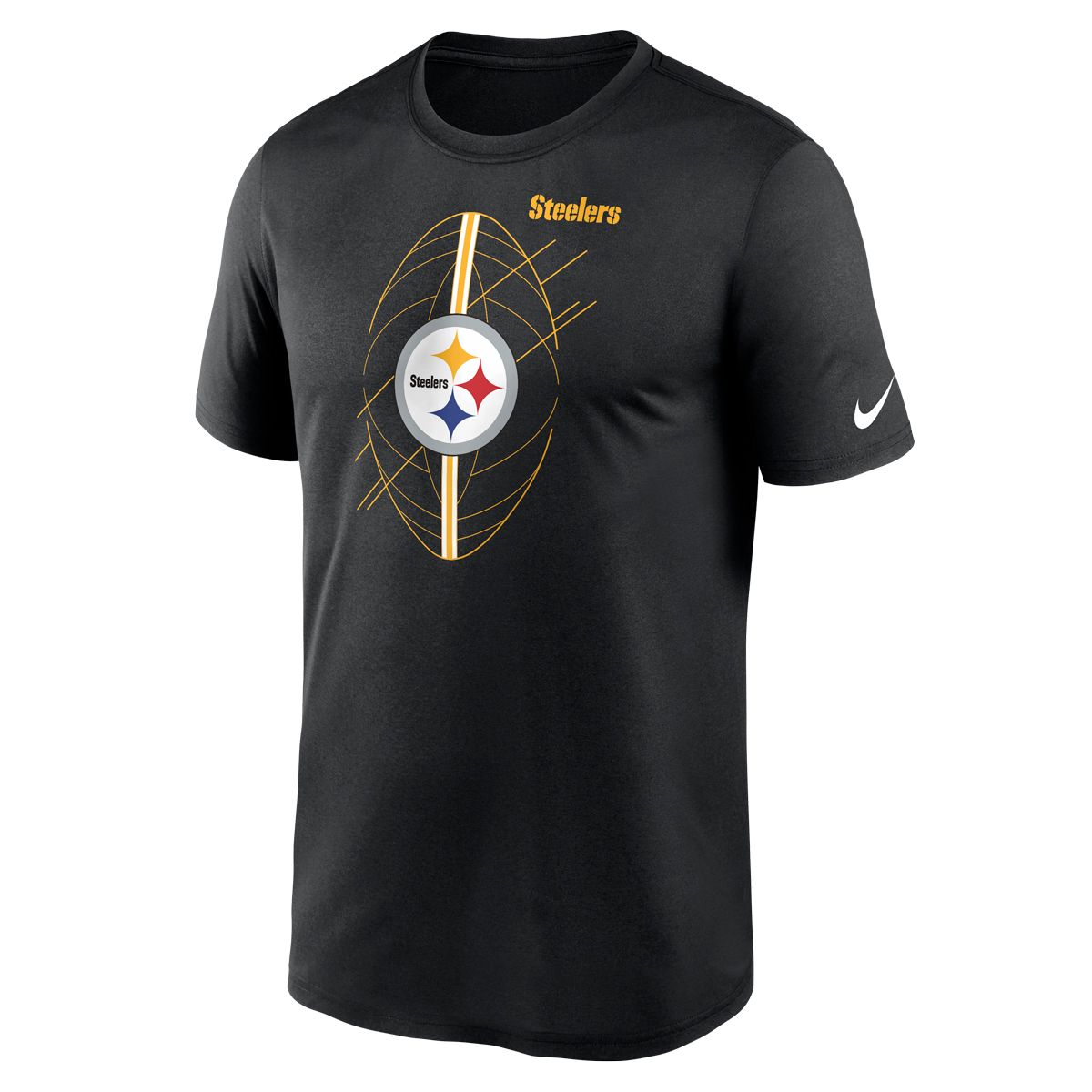 Pittsburgh Steelers Men's Nike Legend Icon Black Short Sleeve T-Shirt