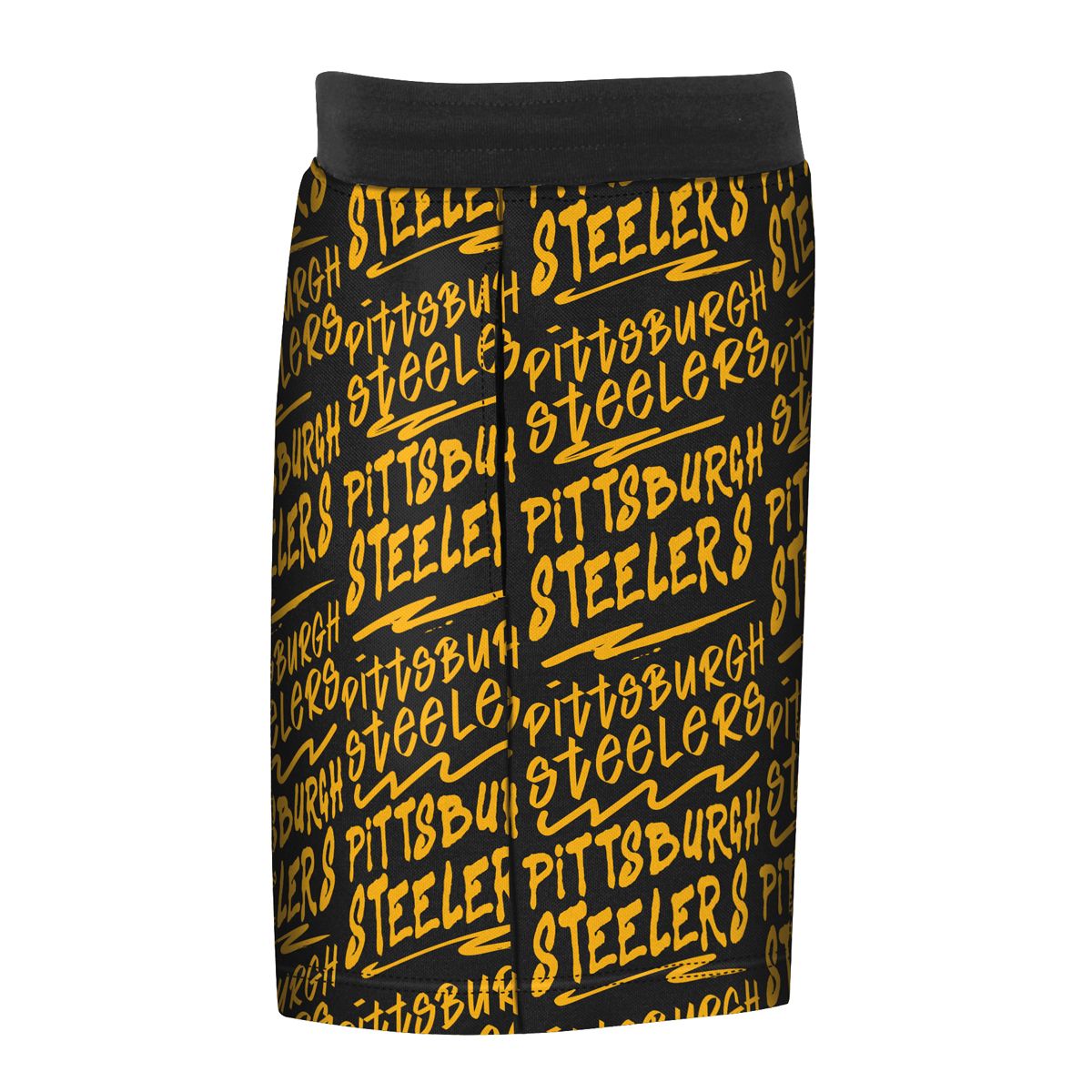 Pittsburgh Steelers Little Kid's Super Graffiti French Terry Shorts 3 Pittsburgh Steelers Little Kid's Super Graffiti French Terry Shorts