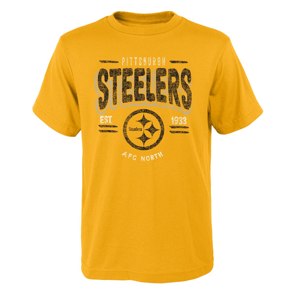 Pittsburgh Steelers Youth Color Rush First String Short Sleeve T-Shirt