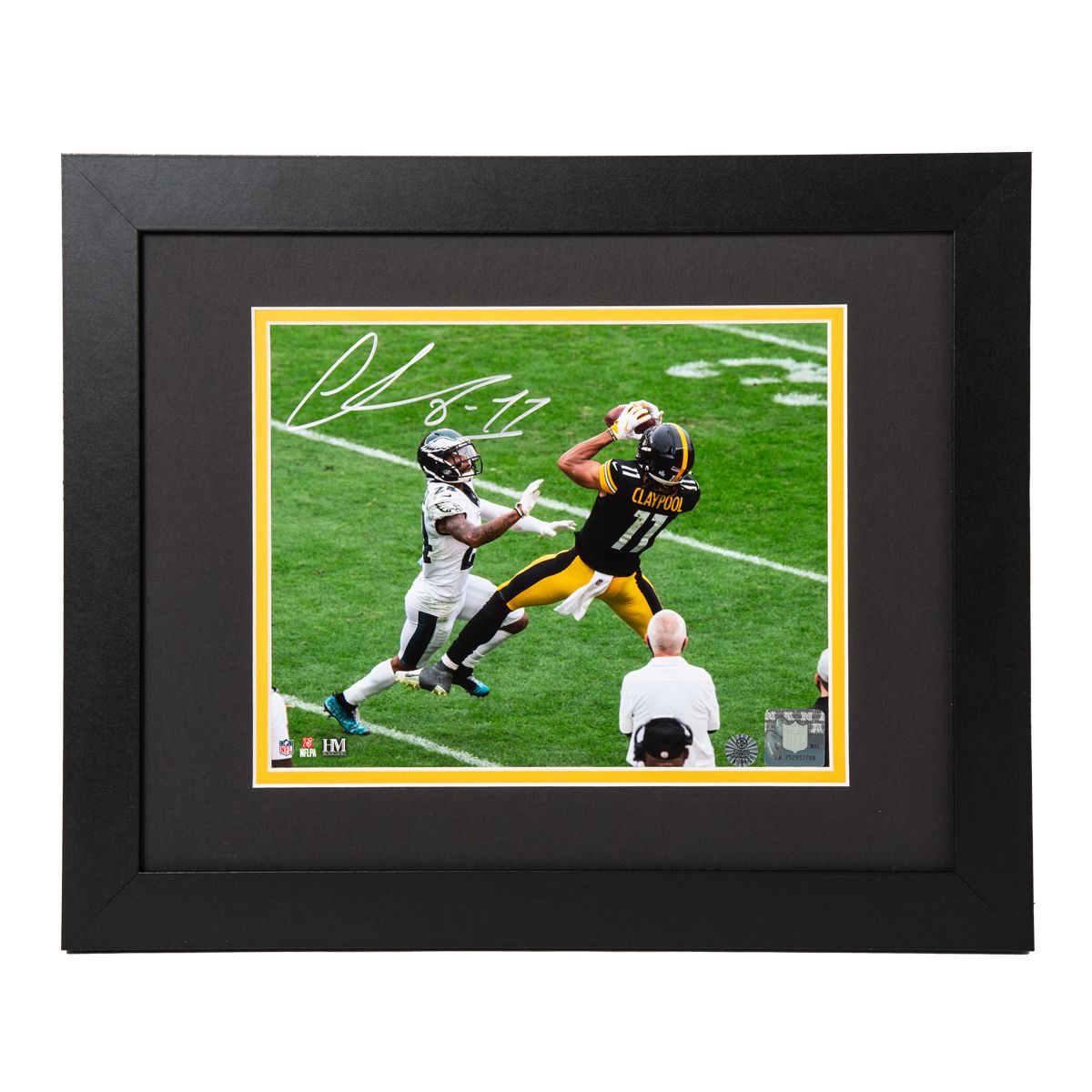 Pittsburgh Steelers #11 Chase Claypool Signed Framed The Catch 8x10 Photo