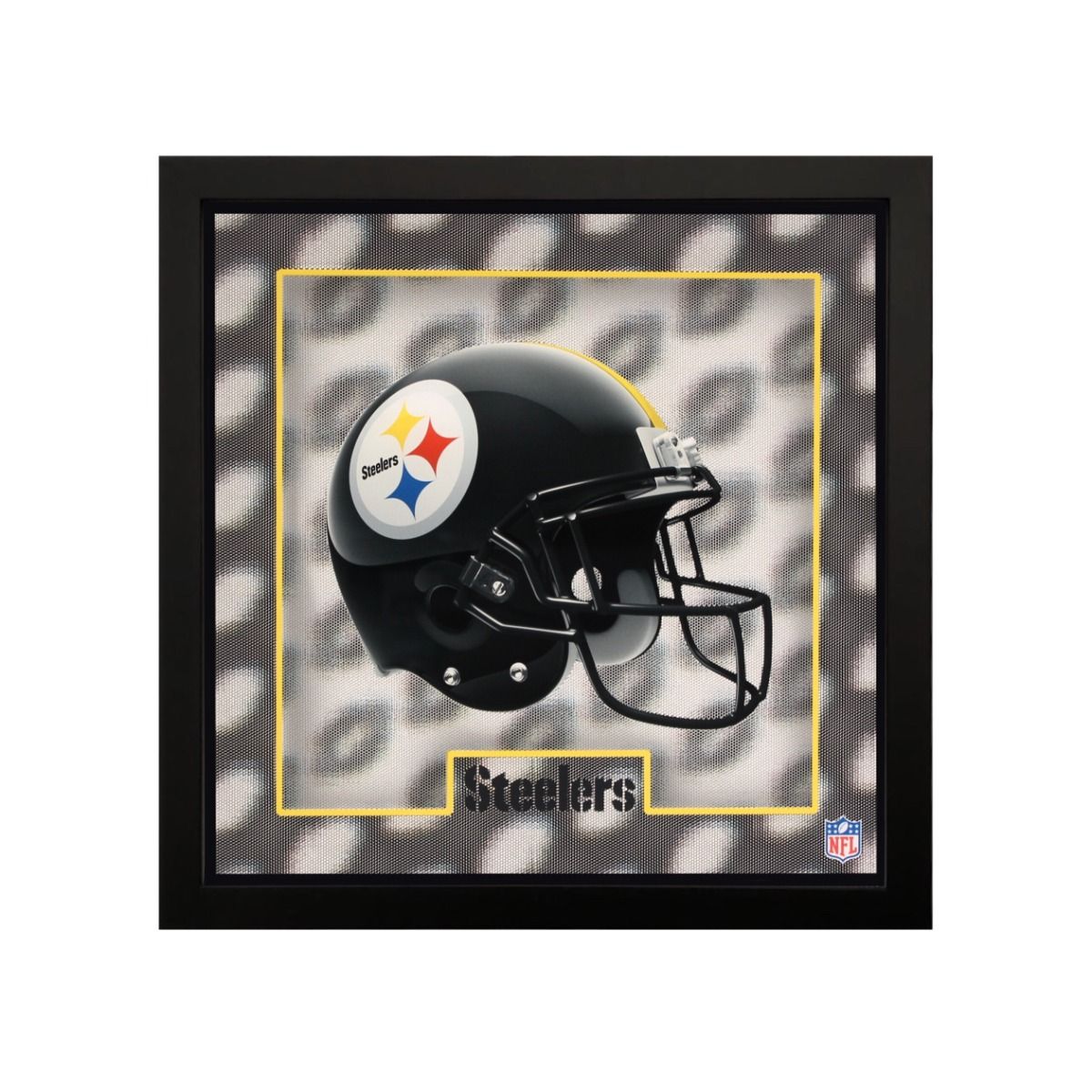 Pittsburgh Steelers 5D Layered Helmet 13x13 Framed Art 8 Pittsburgh Steelers 5D Layered Helmet 13x13 Framed Art