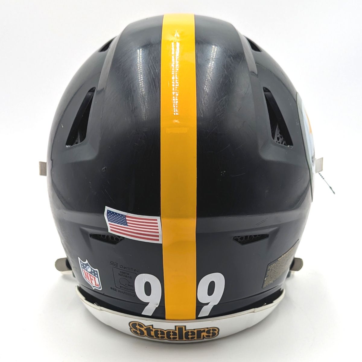 Pittsburgh Steelers #99 Derrick Harmon 2025 Season Game Used Helmet