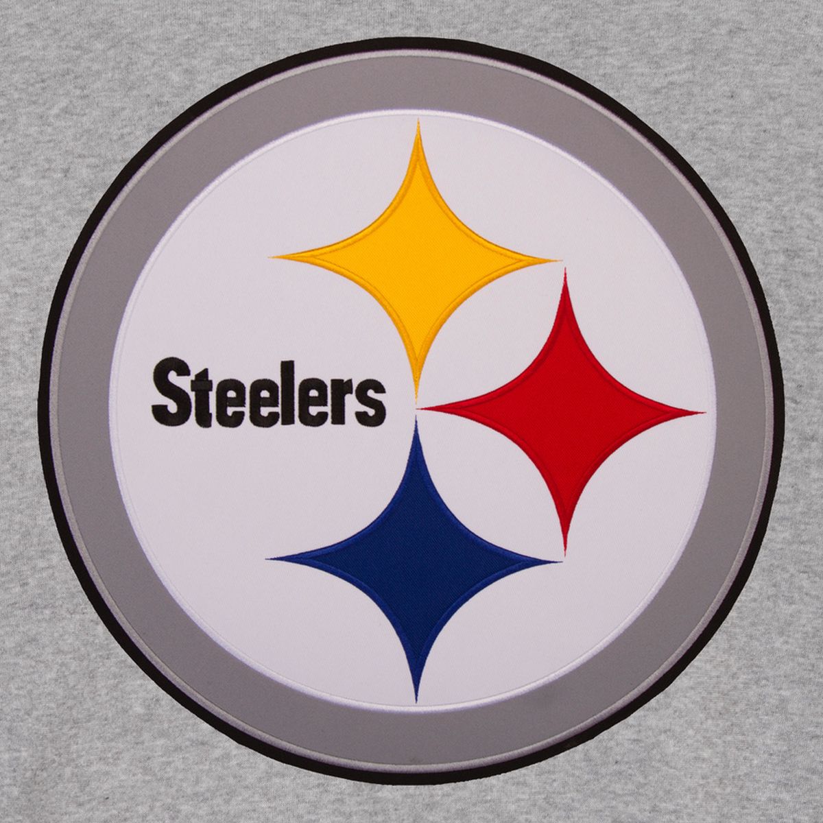 Pittsburgh Steelers Men's Grey Reversible Mediumweight Fleece Jacket 4 Pittsburgh Steelers Men's Grey Reversible Mediumweight Fleece Jacket