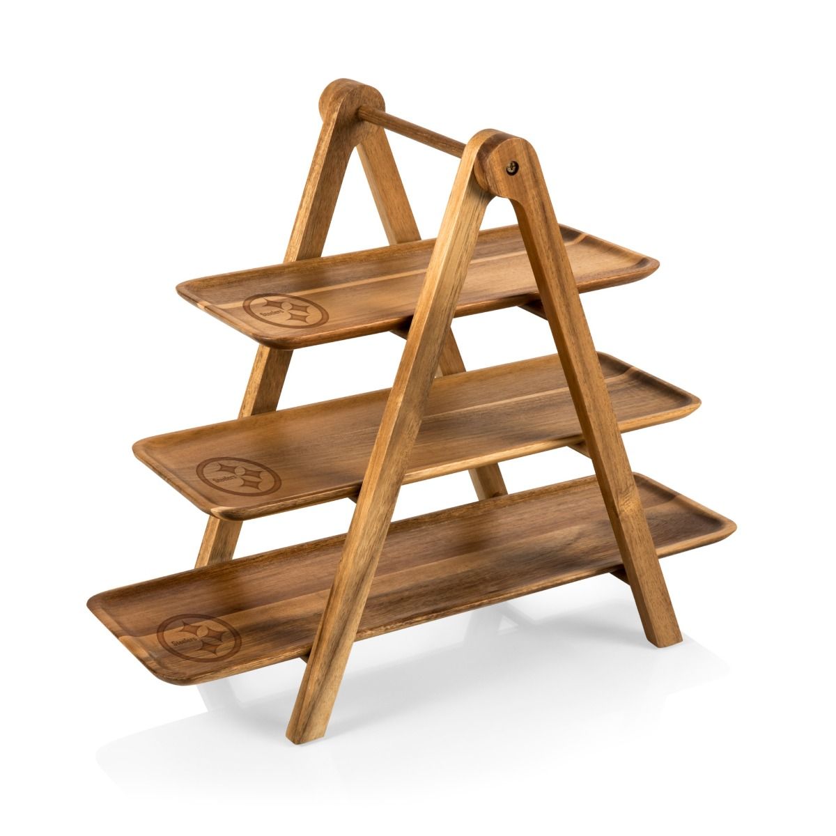 Pittsburgh Steelers 3 Tiered Serving Ladder 7 Pittsburgh Steelers 3 Tiered Serving Ladder