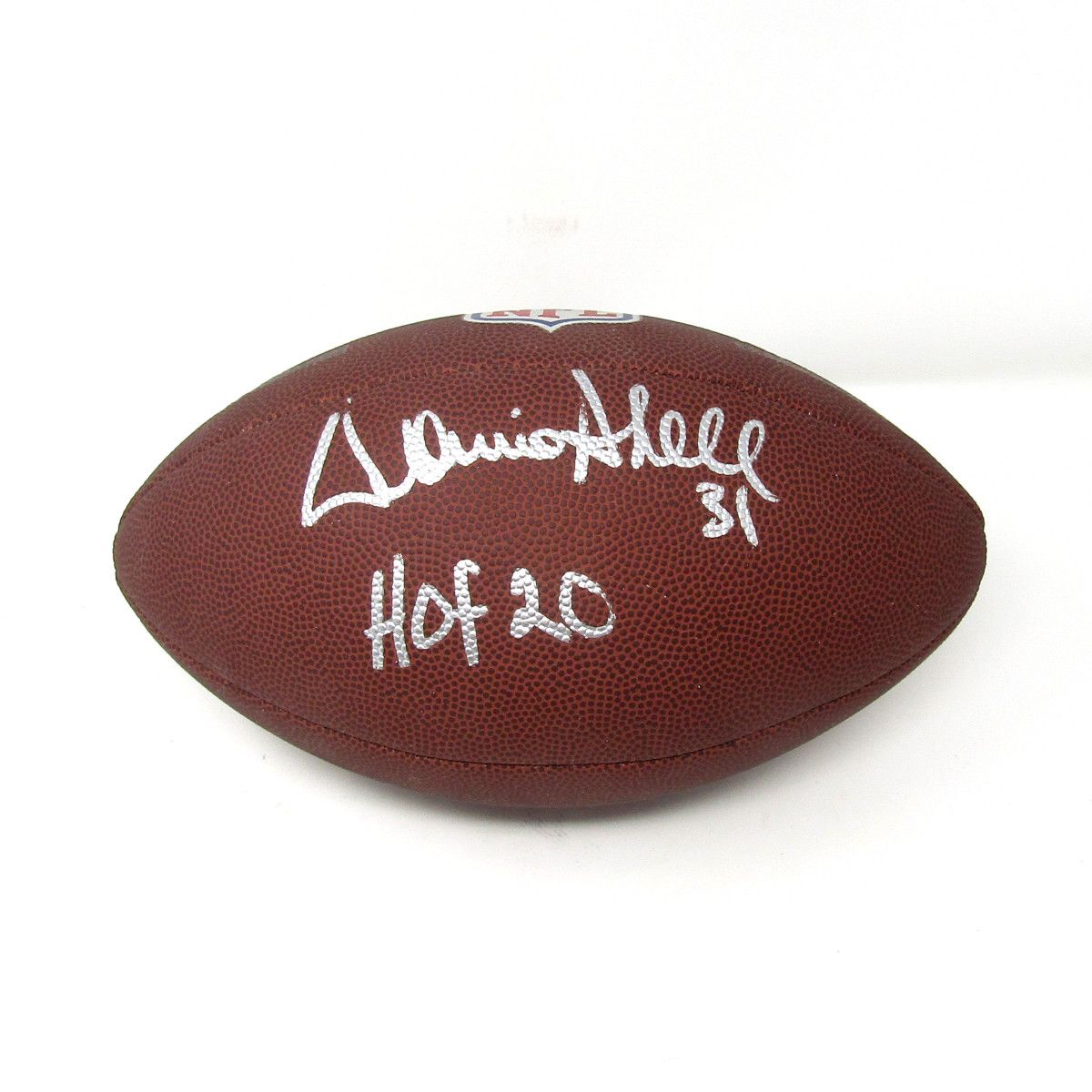 Pittsburgh Steelers #31 Donnie Shell Autographed with HOF Inscription NFL Replica 'The Duke' Football