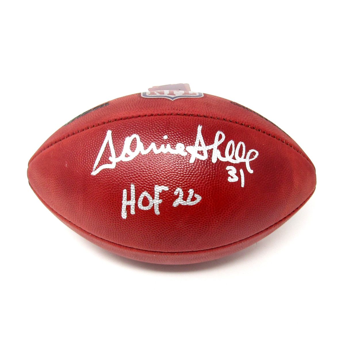 Pittsburgh Steelers #31 Donnie Shell Autographed with HOF Inscription NFL Authentic 'The Duke' Football 3 Pittsburgh Steelers #31 Donnie Shell Autographed with HOF Inscription NFL Authentic 'The Duke' Football