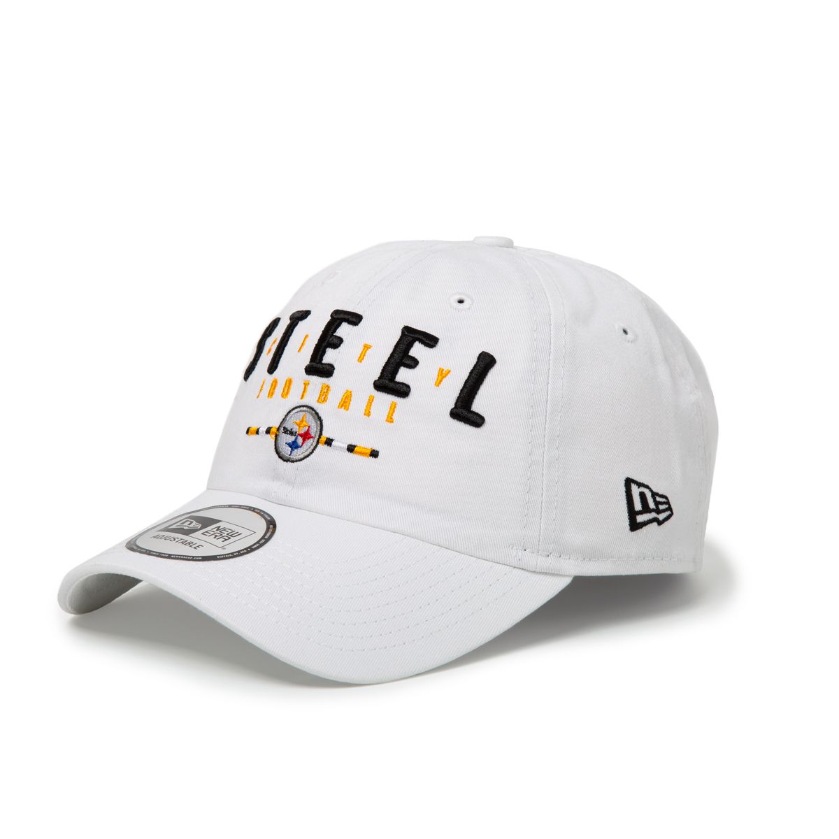 Pittsburgh Steelers New Era Casual Classic Steel City Football White Hat 7 Pittsburgh Steelers New Era Casual Classic Steel City Football White Hat