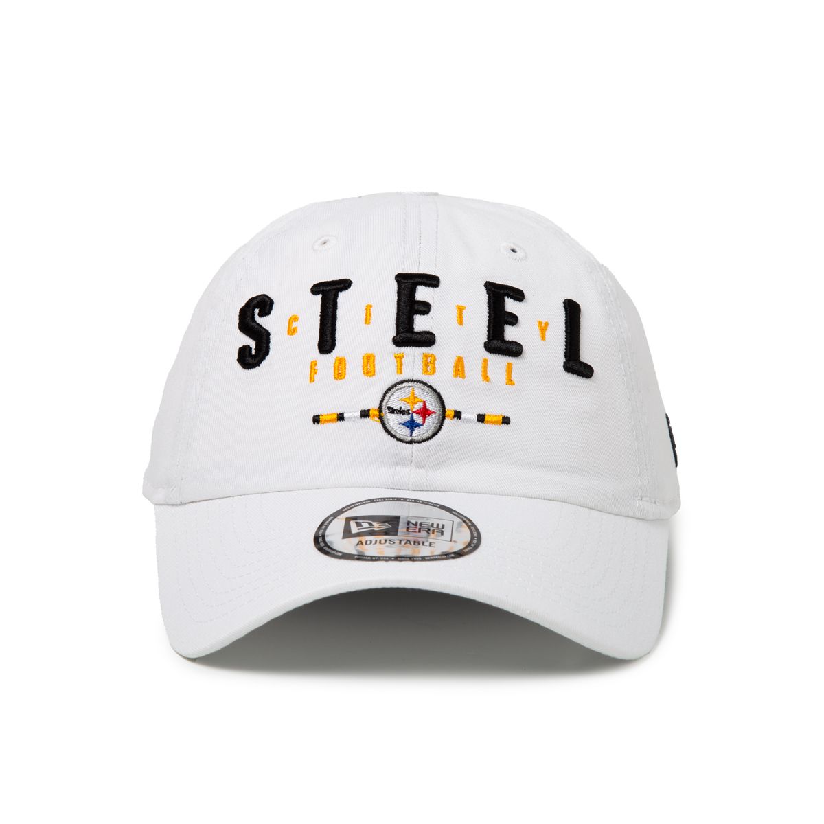 Pittsburgh Steelers New Era Casual Classic Steel City Football White Hat