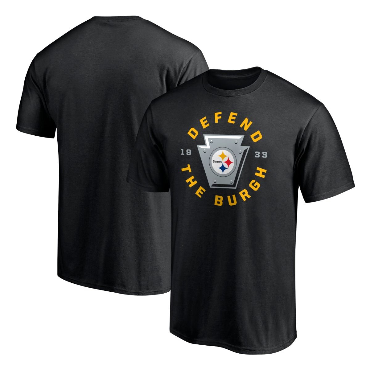 Pittsburgh Steelers Men's 1st Down Short Sleeve T-Shirt 3 Pittsburgh Steelers Men's 1st Down Short Sleeve T-Shirt