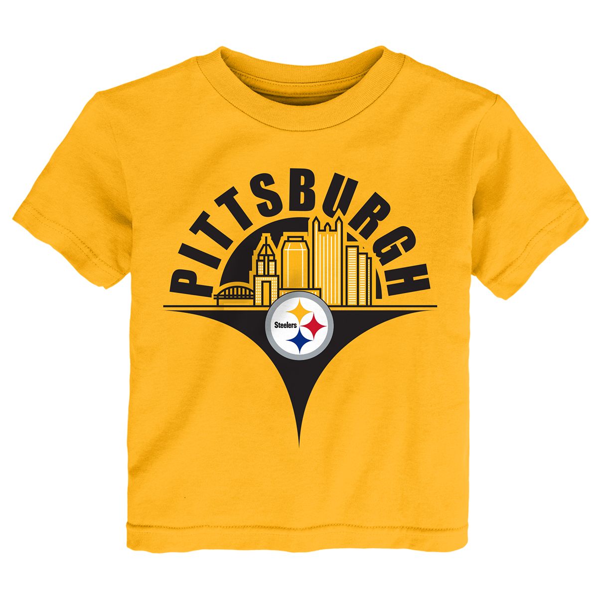 Pittsburgh Steelers Toddler Hometown Skyline Short Sleeve T-Shirt