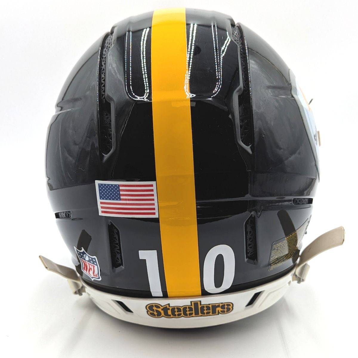 Pittsburgh Steelers #10 Roman Wilson 2025 Season Game Used Helmet