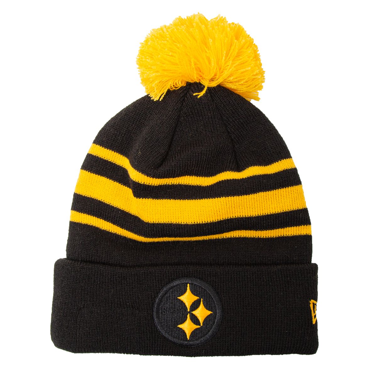Pittsburgh Steelers New Era Color Rush Elements Knit Hat 1 Pittsburgh Steelers New Era Color Rush Elements Knit Hat