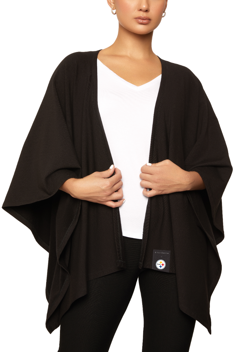 Pittsburgh Steelers Women's Kiya Tomlin EST. 33 Shawl 2 Pittsburgh Steelers Women's Kiya Tomlin EST. 33 Shawl