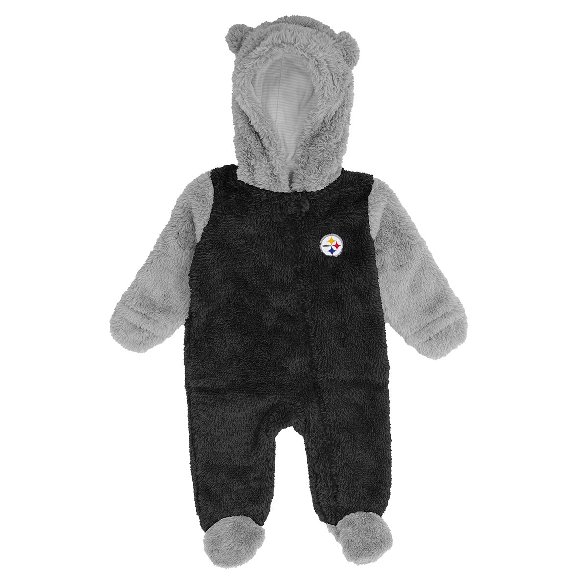 Pittsburgh Steelers Newborn Game Nap Colorblock Sherpa Sleeper 3 Pittsburgh Steelers Newborn Game Nap Colorblock Sherpa Sleeper