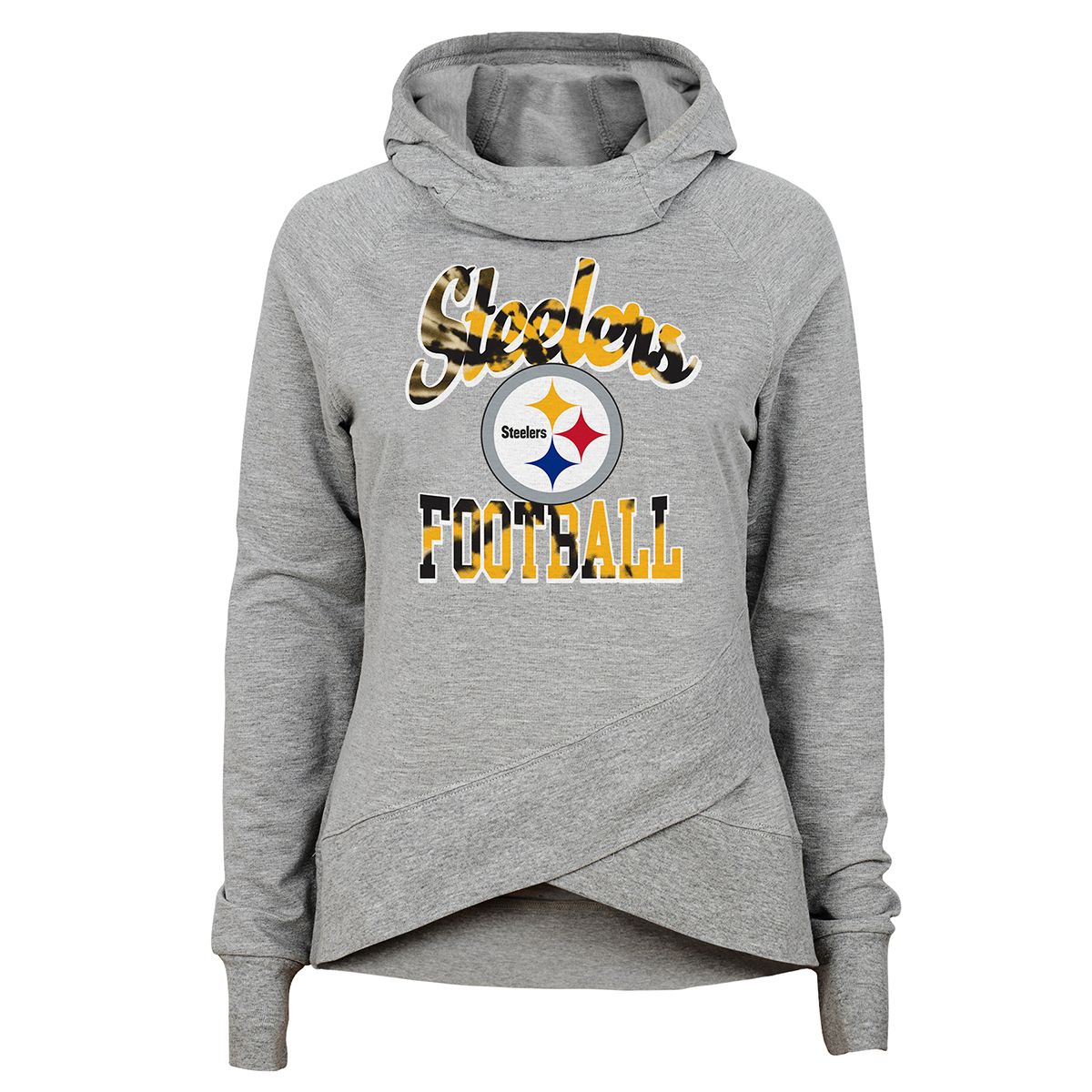 Pittsburgh Steelers Girl's Dye Hard Fan Fleece Hoodie