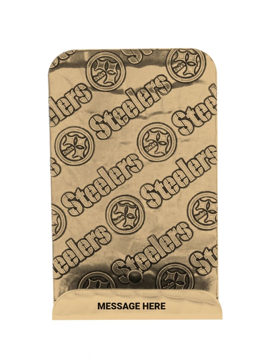 Pittsburgh Steelers Wendell August Forge Customizable Patterned Bronze Phone Holder 5 Pittsburgh Steelers Wendell August Forge Customizable Patterned Bronze Phone Holder