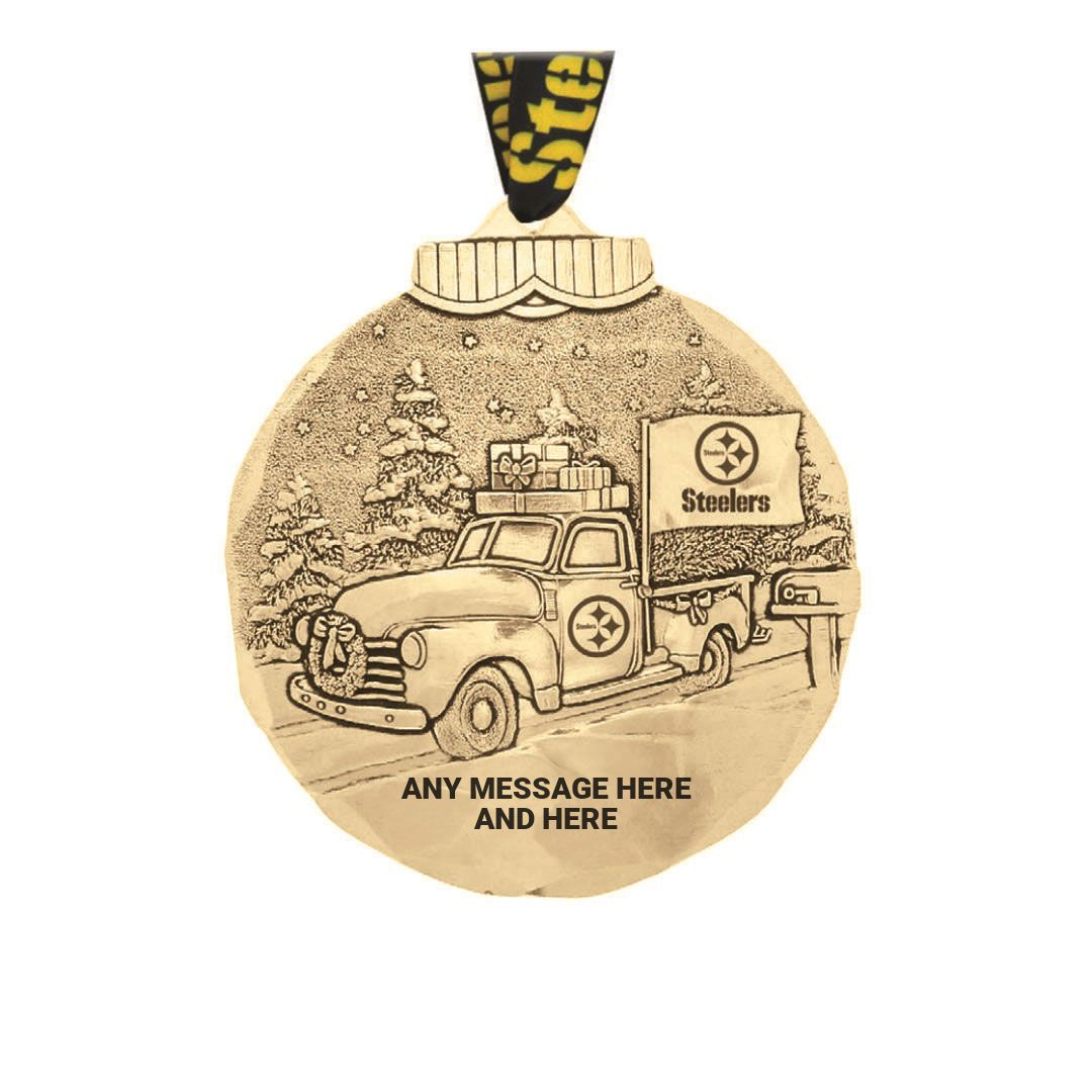 Pittsburgh Steelers Wendell August Forge Customizable Bronze Tailgating Ornament