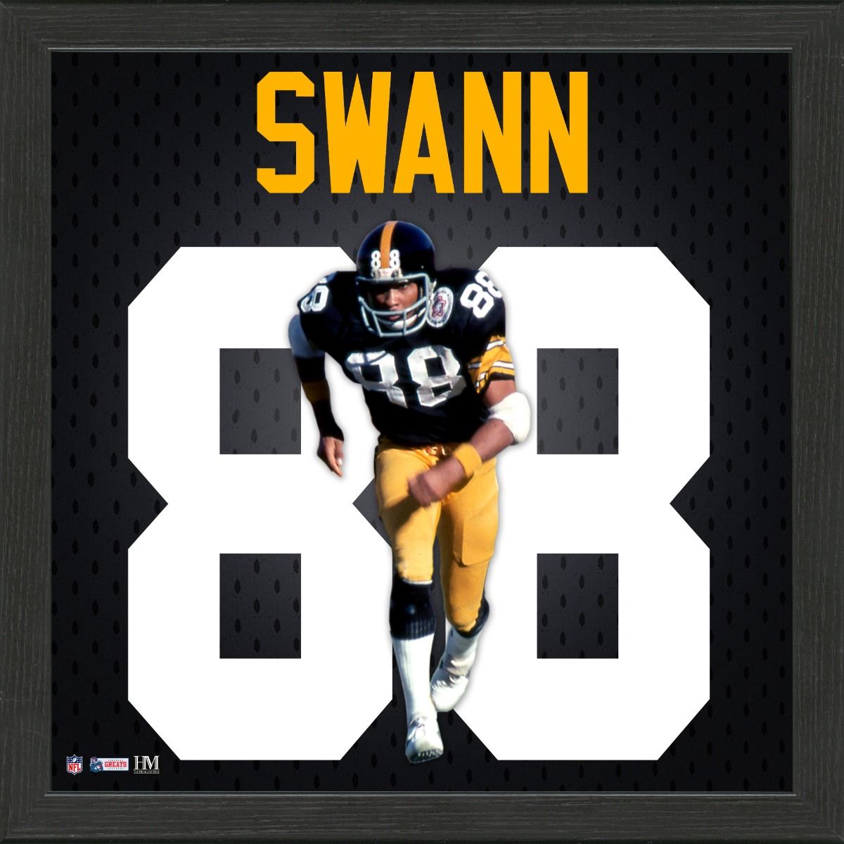 Pittsburgh Steelers #88 Lynn Swann Impact Jersey 13" x 13" Framed Photo 2 Pittsburgh Steelers #88 Lynn Swann Impact Jersey 13" x 13" Framed Photo