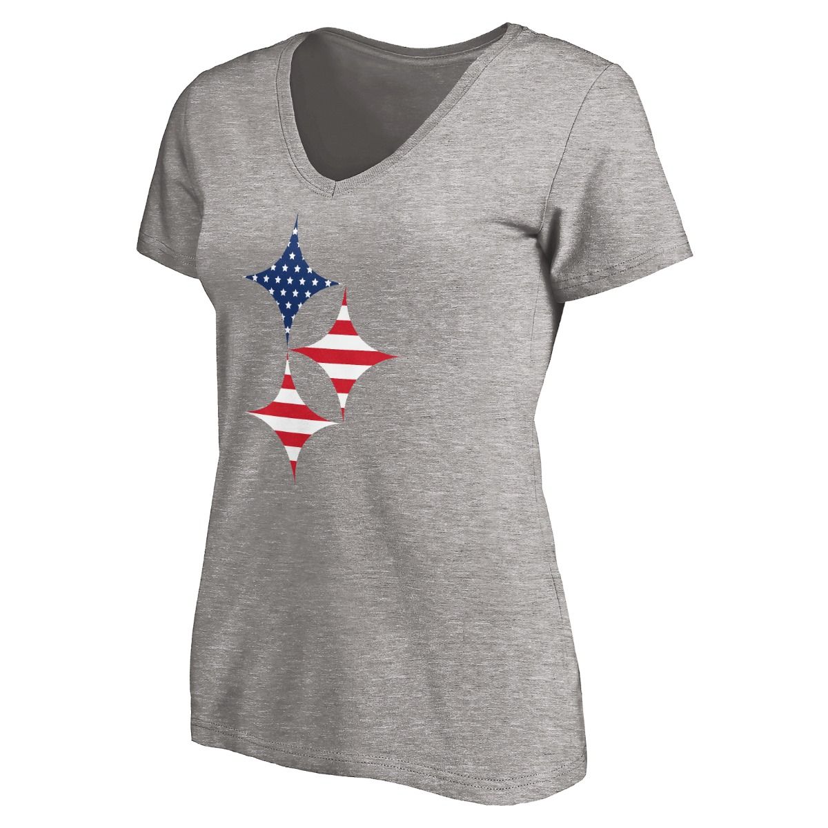 Pittsburgh Steelers Women's Patriotic Hypocycloid Short Sleeve T-Shirt 9 Pittsburgh Steelers Women's Patriotic Hypocycloid Short Sleeve T-Shirt
