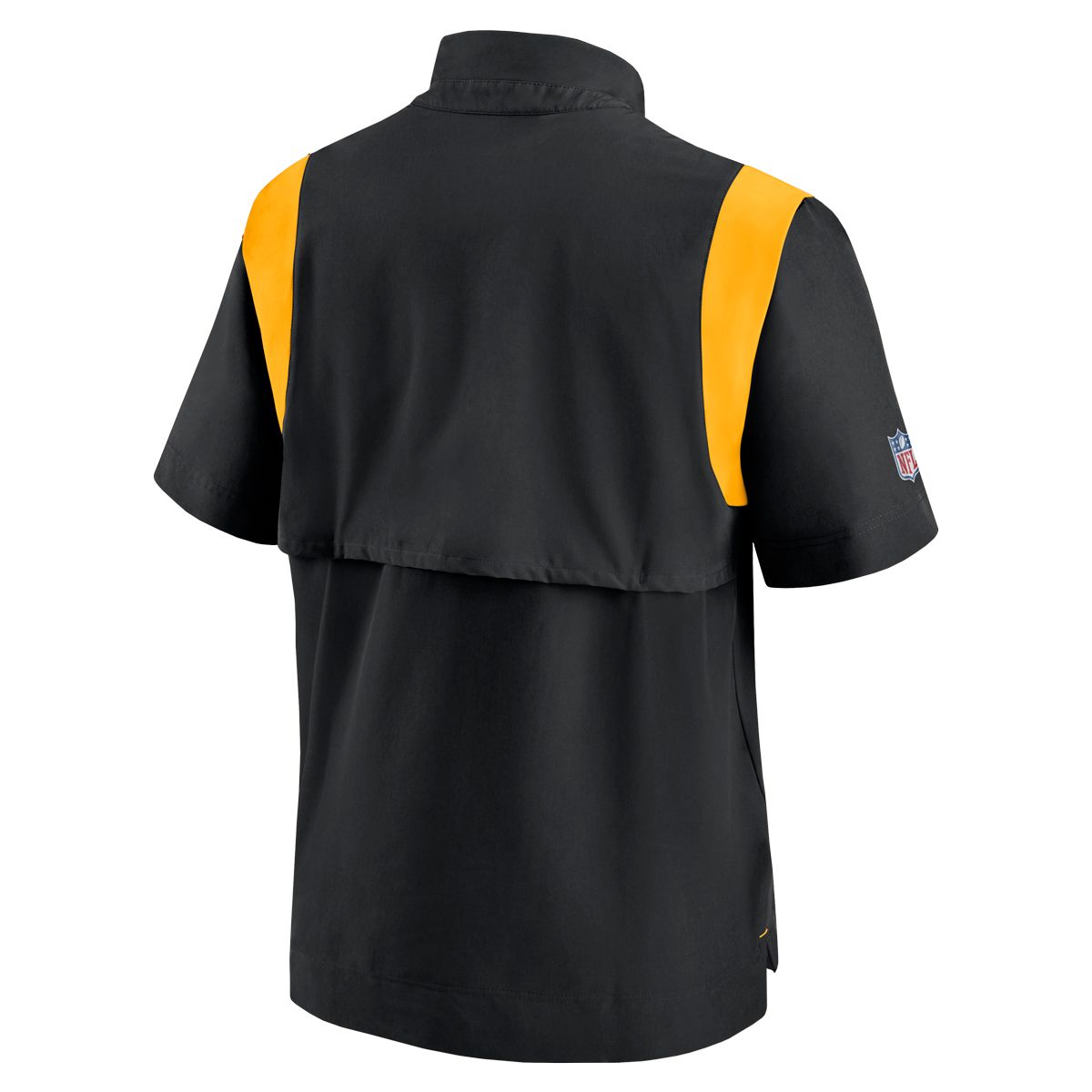Pittsburgh Steelers Men's Nike Lightweight Coach Short Sleeve Jacket