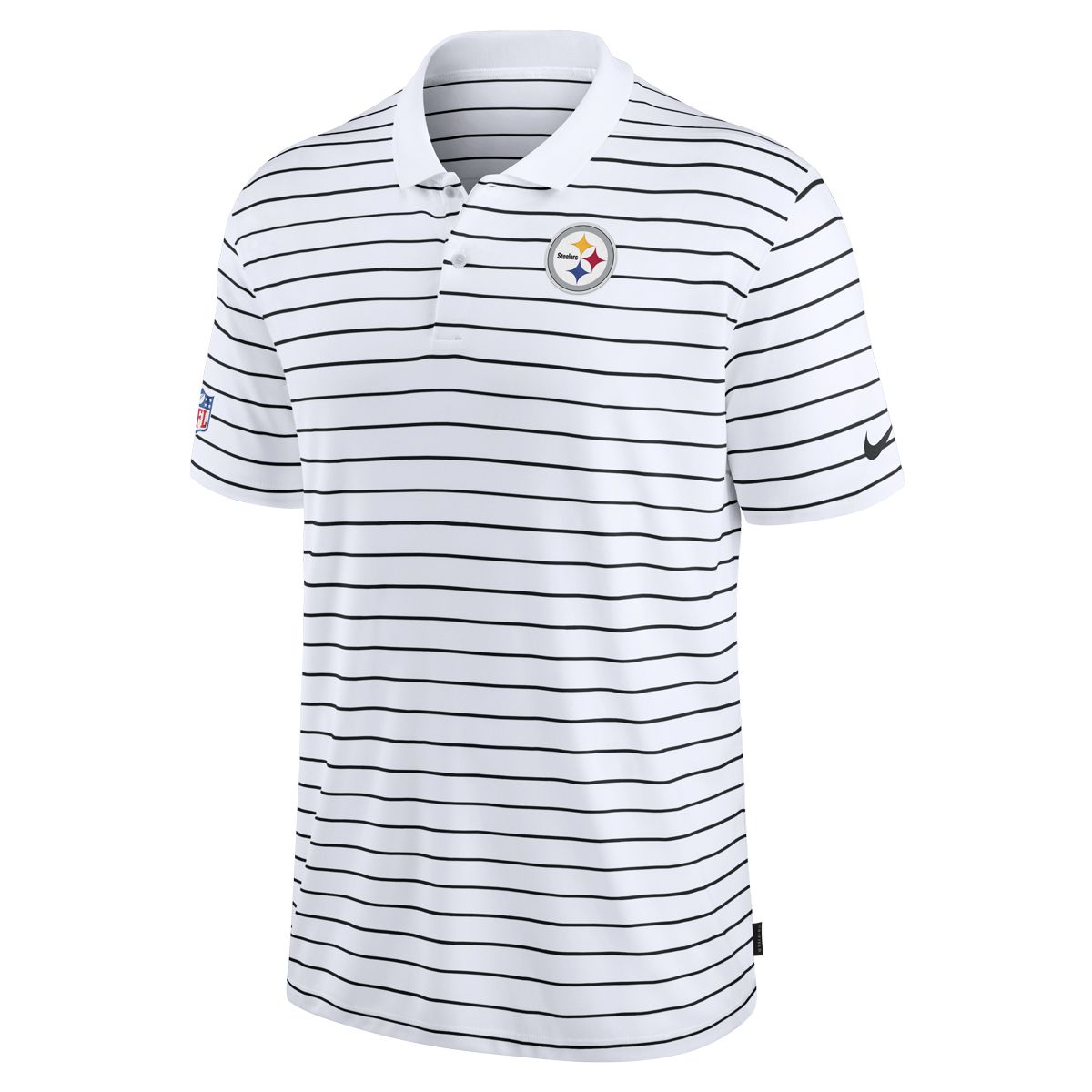 Pittsburgh Steelers Men's Nike Dri-FIT Victory White Polo
