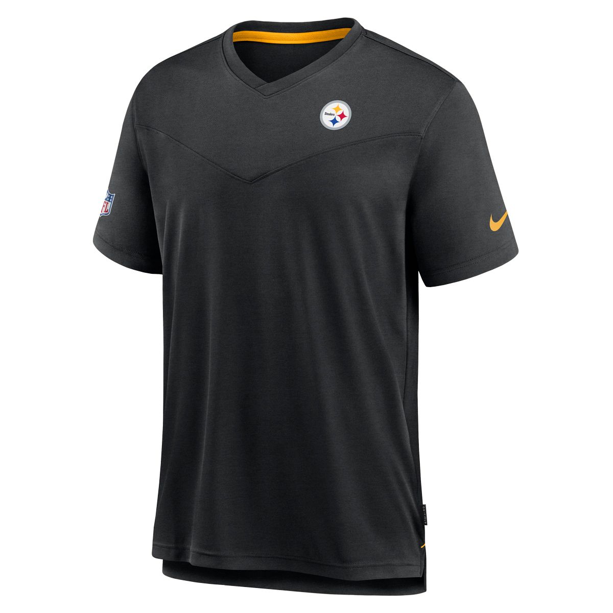 Pittsburgh Steelers Men's Nike Dri-FIT UV Coach Short Sleeve T-Shirt 7 Pittsburgh Steelers Men's Nike Dri-FIT UV Coach Short Sleeve T-Shirt