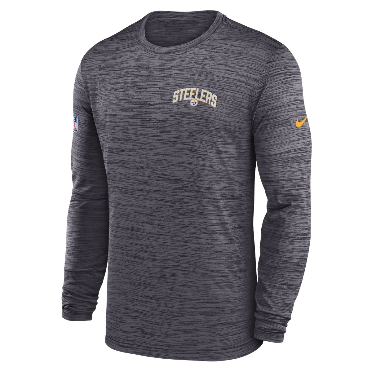 Pittsburgh Steelers Men's Nike Dri-FIT Velocity Sideline Long Sleeve T-Shirt