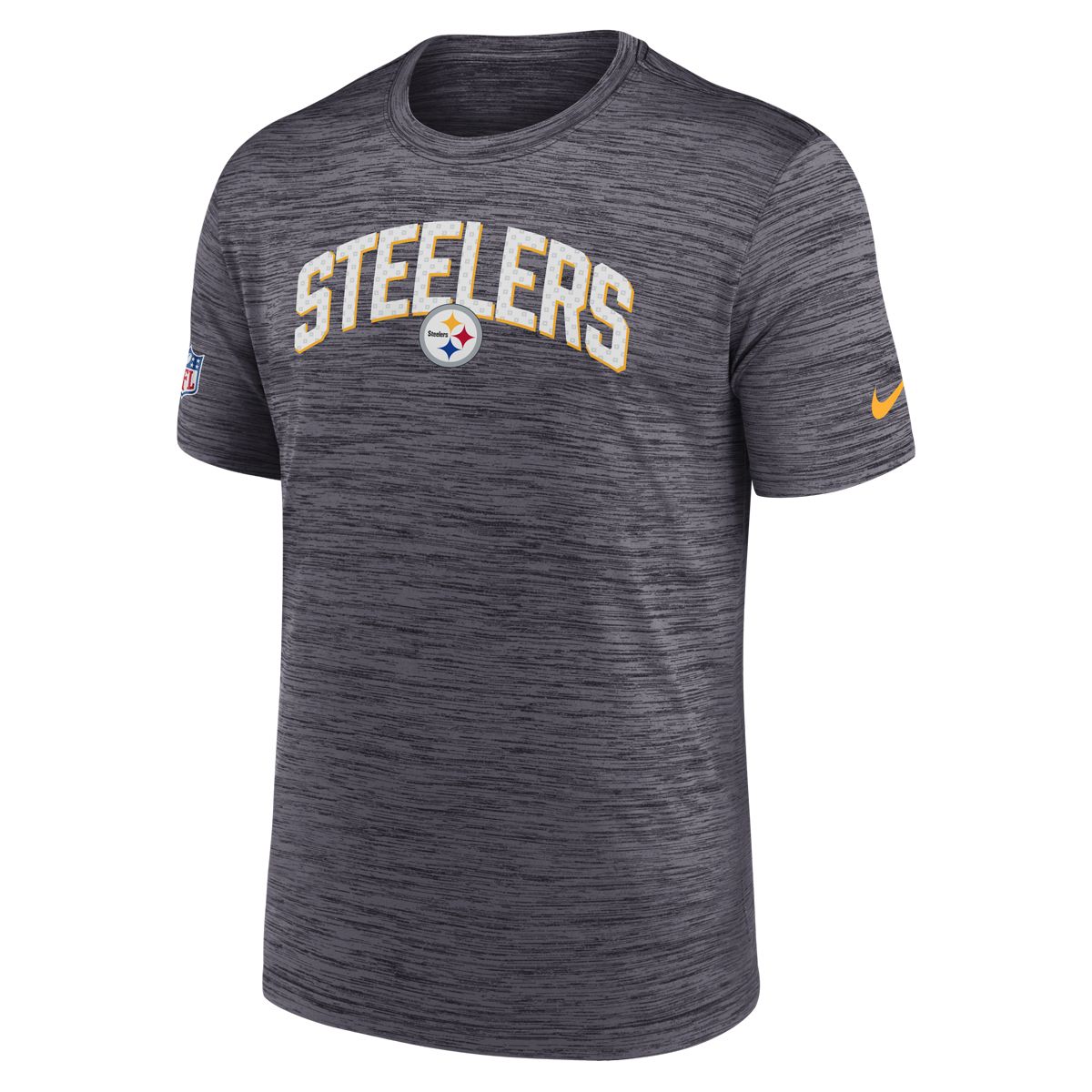 Pittsburgh Steelers Men's Nike Dri-FIT Velocity Sideline Short Sleeve T-Shirt 6 Pittsburgh Steelers Men's Nike Dri-FIT Velocity Sideline Short Sleeve T-Shirt